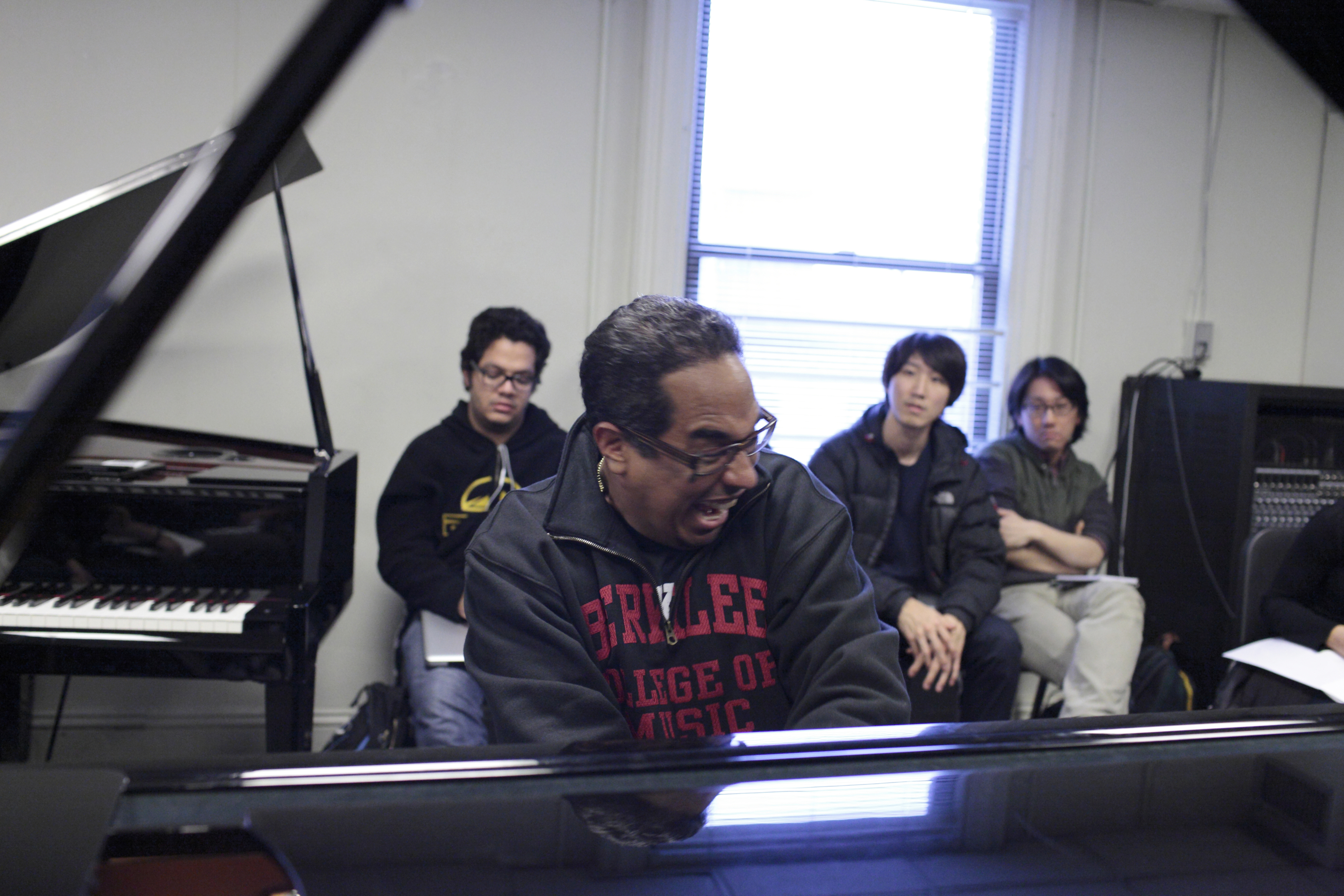 Perez had students sing solos using their names, what they had for breakfast, where they’re from, what they’re reading.