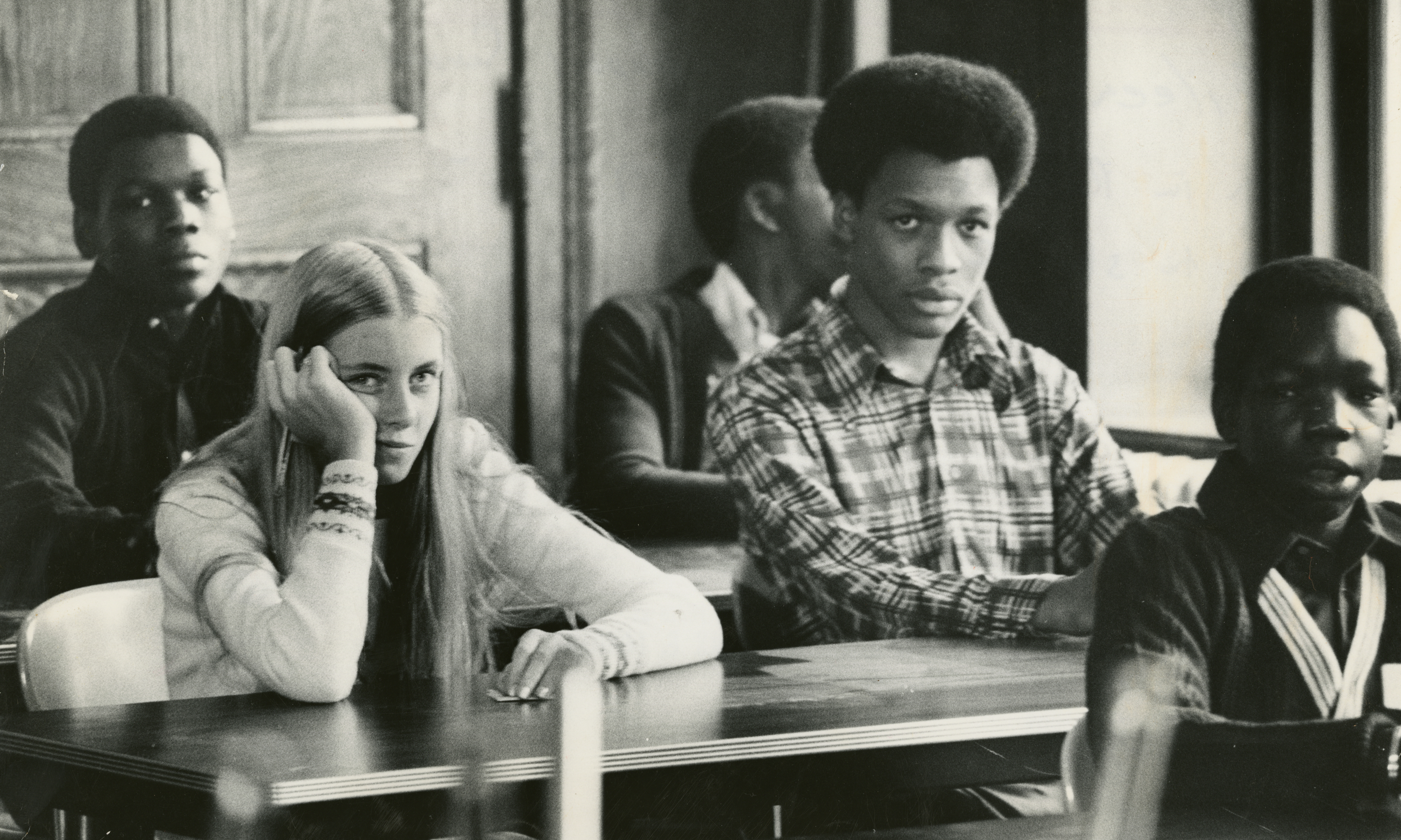 Dunner felt no trepidation as she got ready for her first day at Roxbury High, though she was visibly annoyed by media attention at the school.