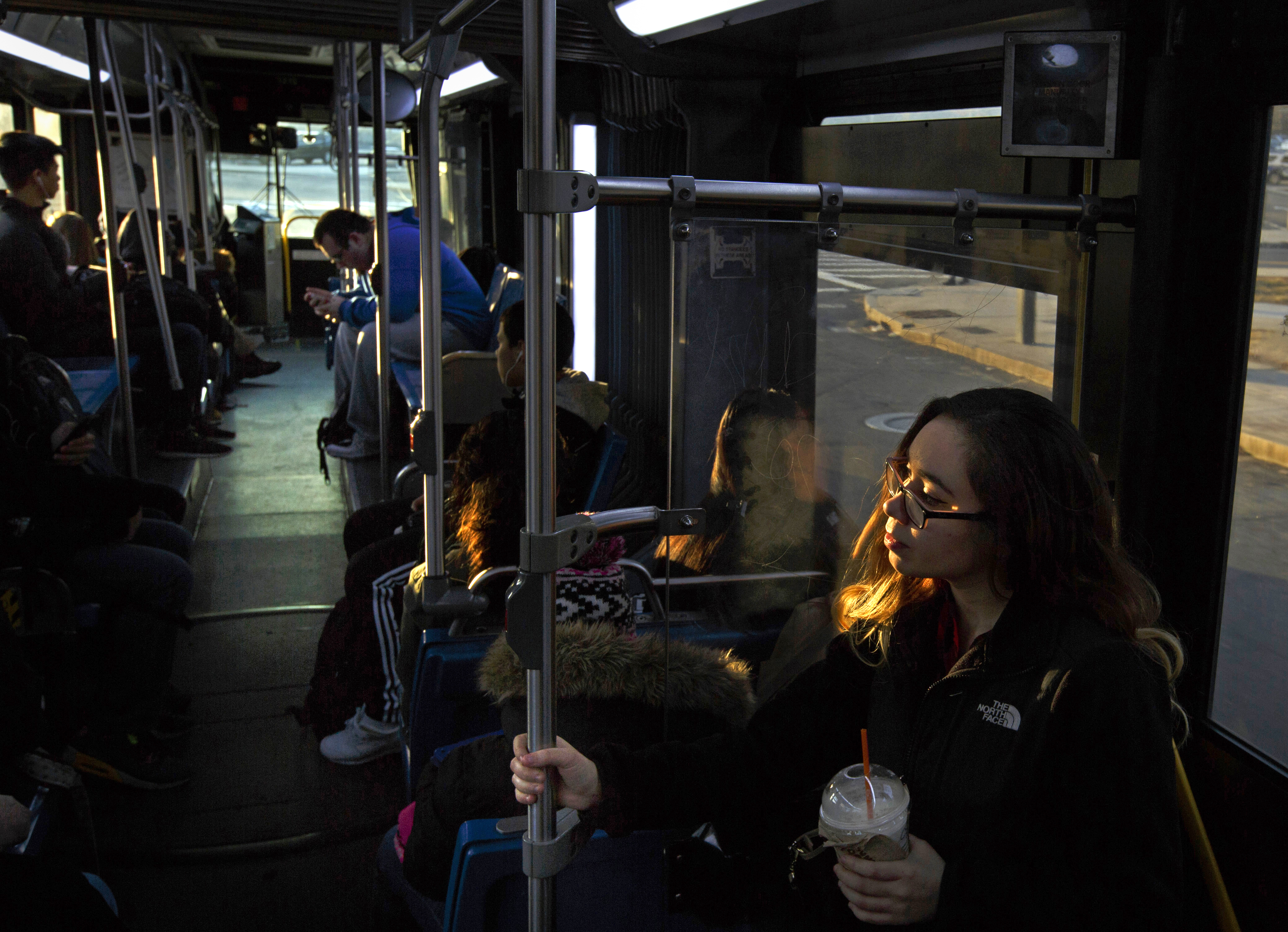 Koraliz Cruz leaves her East Boston apartment at 6 a.m. for the hourlong commute to Boston Latin Academy in Dorchester.