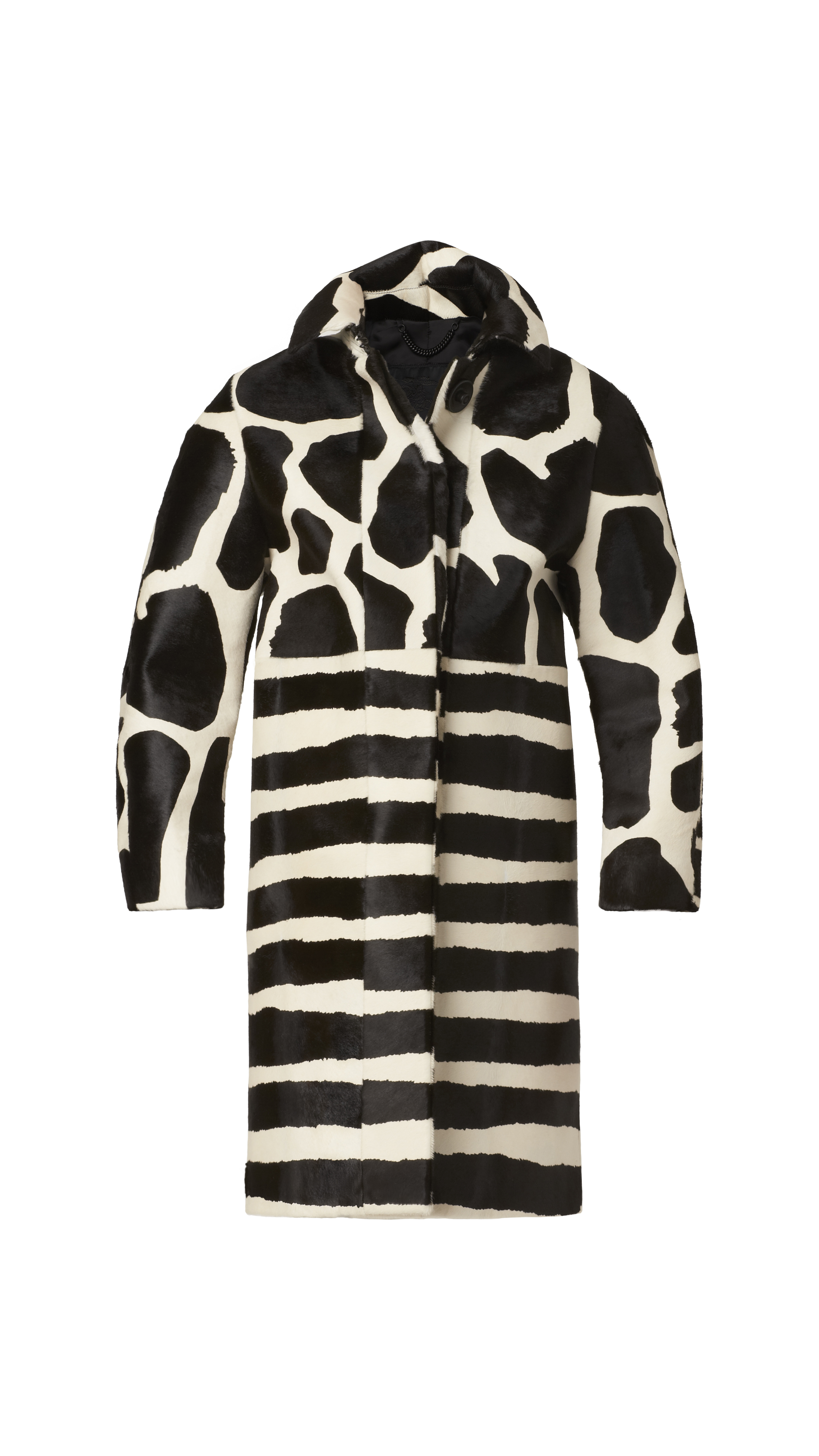 Black and white coats look fresh this winter The Boston Globe