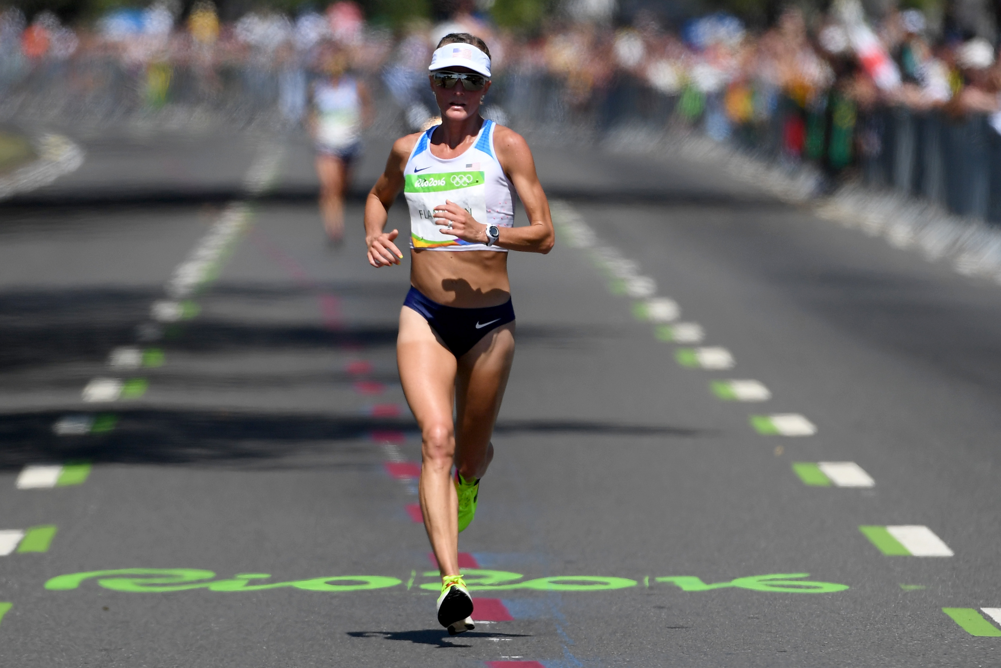 Shalane Flanagan’s sixth place finish bested her 2012 London finish (10th place) but not her 2008 Beijing finish (bronze medal).
