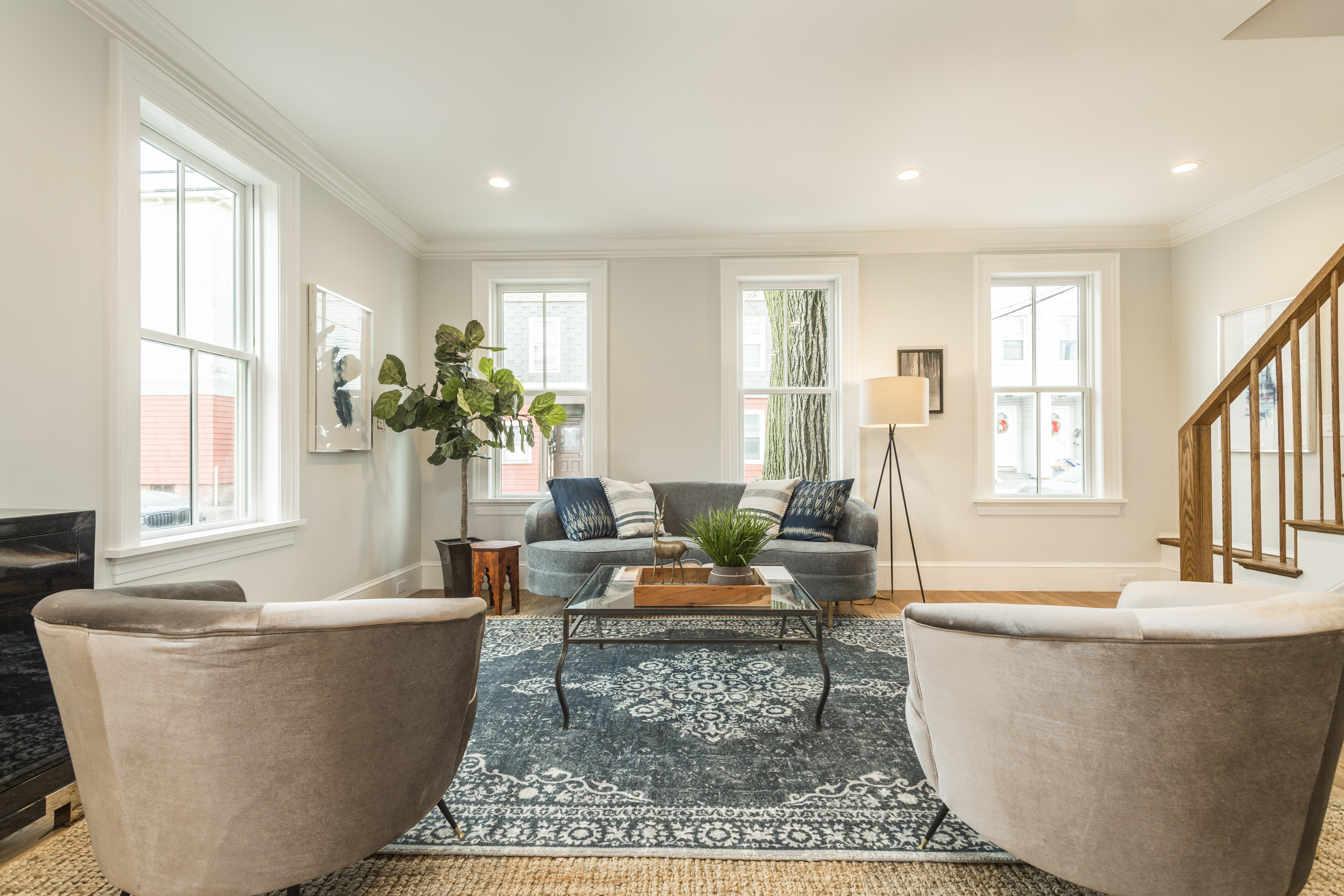 The living area.