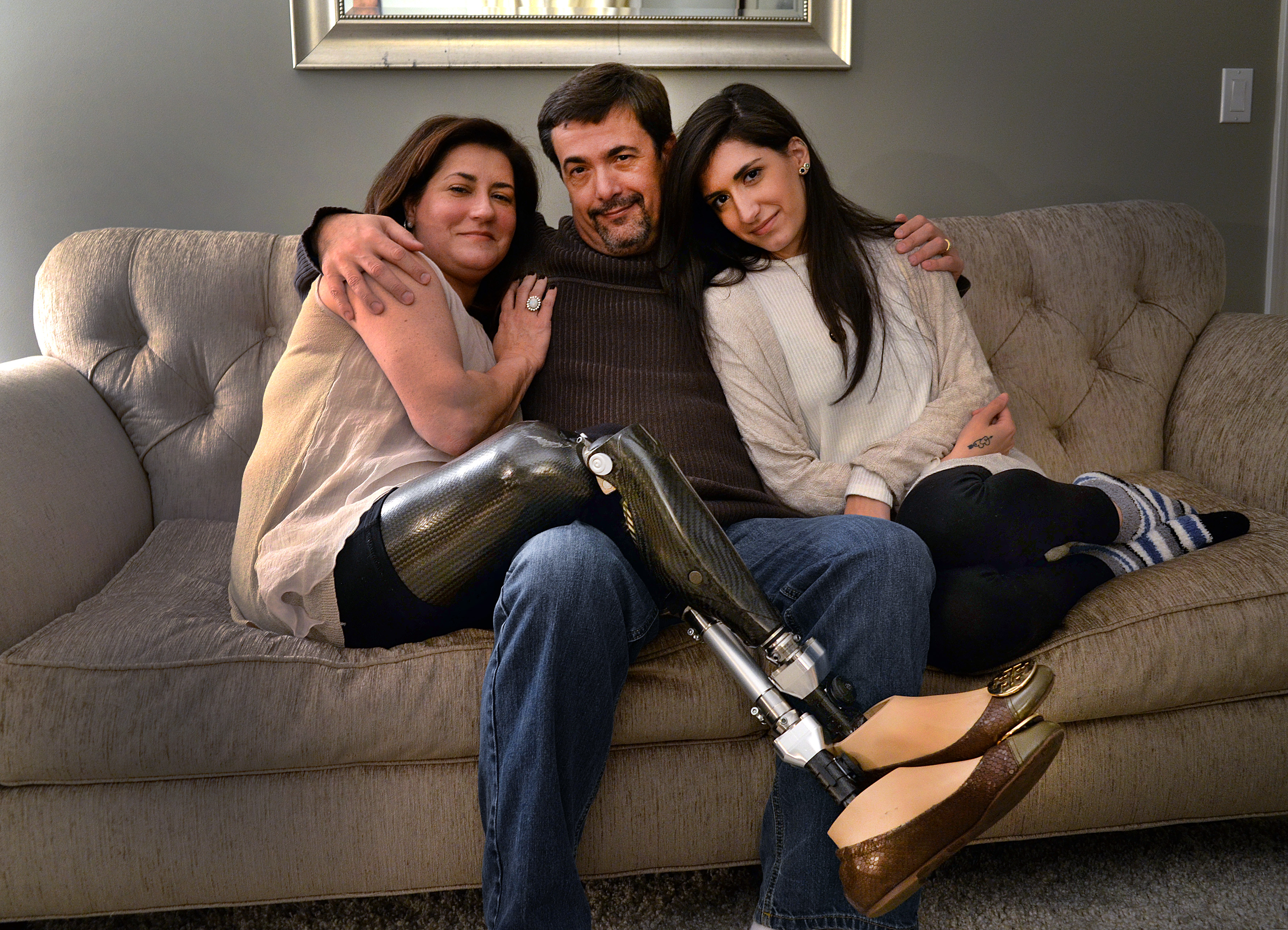 Celeste Corcoran lost both legs in the Boston Marathon bombings and her daughter Sydney nearly bled to death.