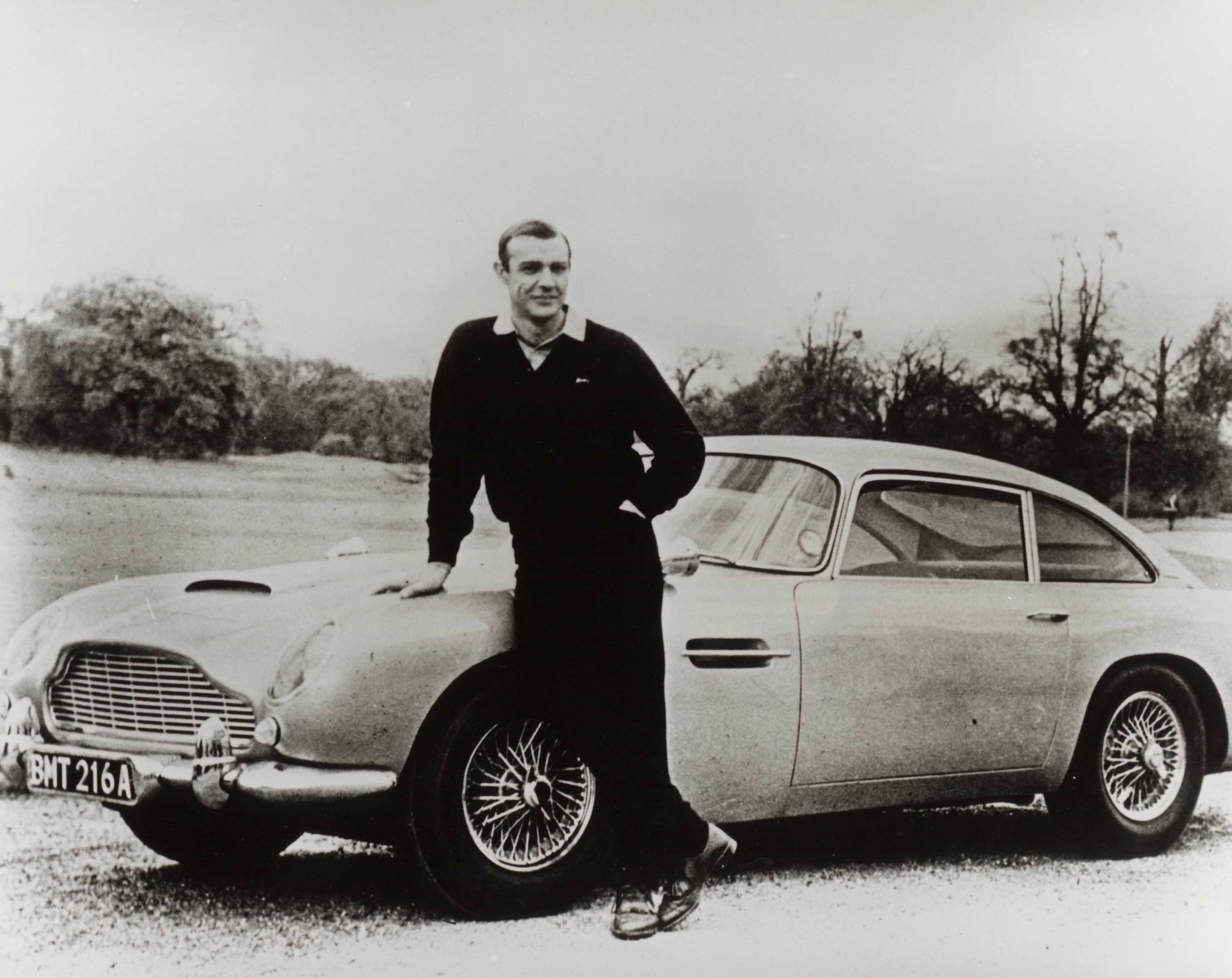 In the soon-to-be released James Bond film, “Spectre,” an Aston Martin (below) will again be the mode of transportation for agent 007, played first by Sean Connery (above, in 1964’s “Goldfinger”) and most recently by Daniel Craig.