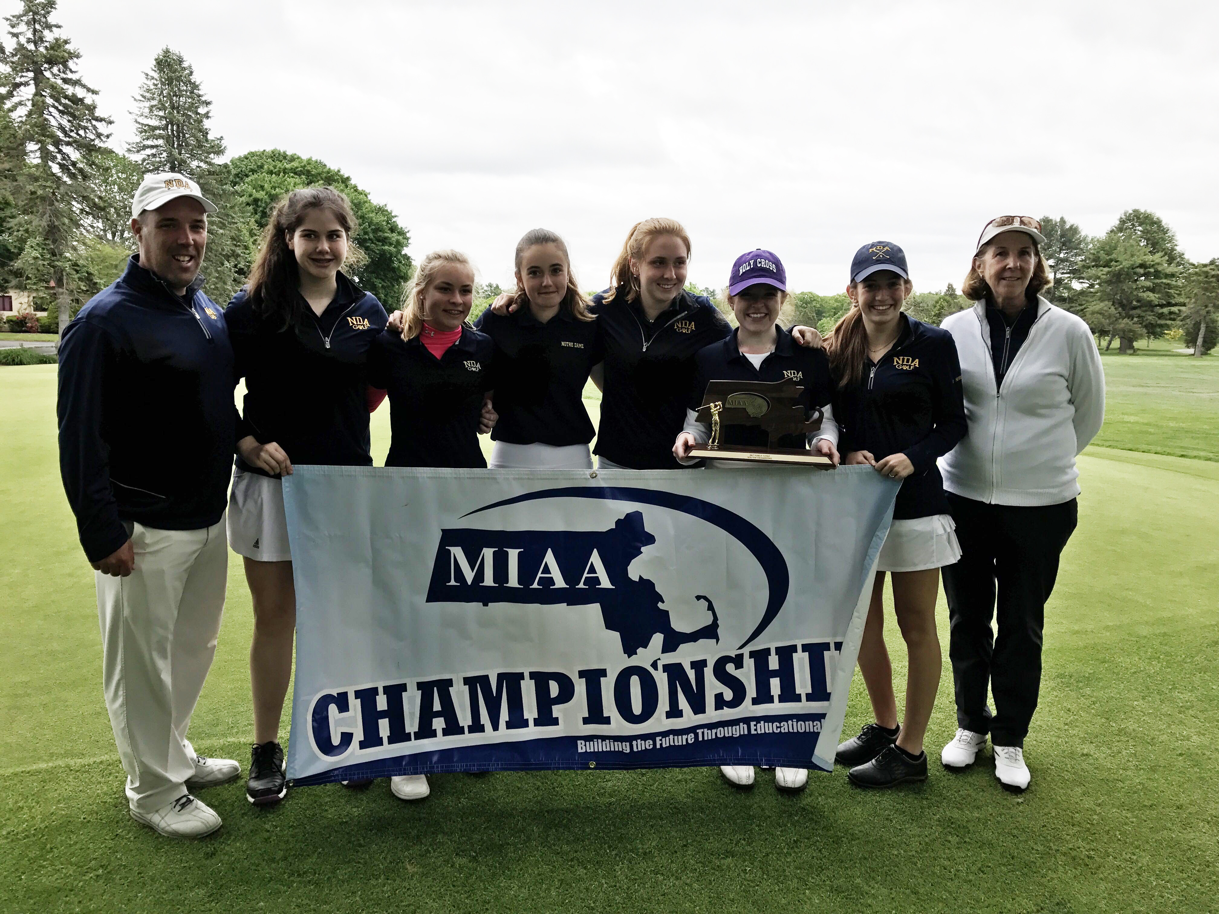 Notre Dame Academy took the team competion in the MIAA South Sectional.