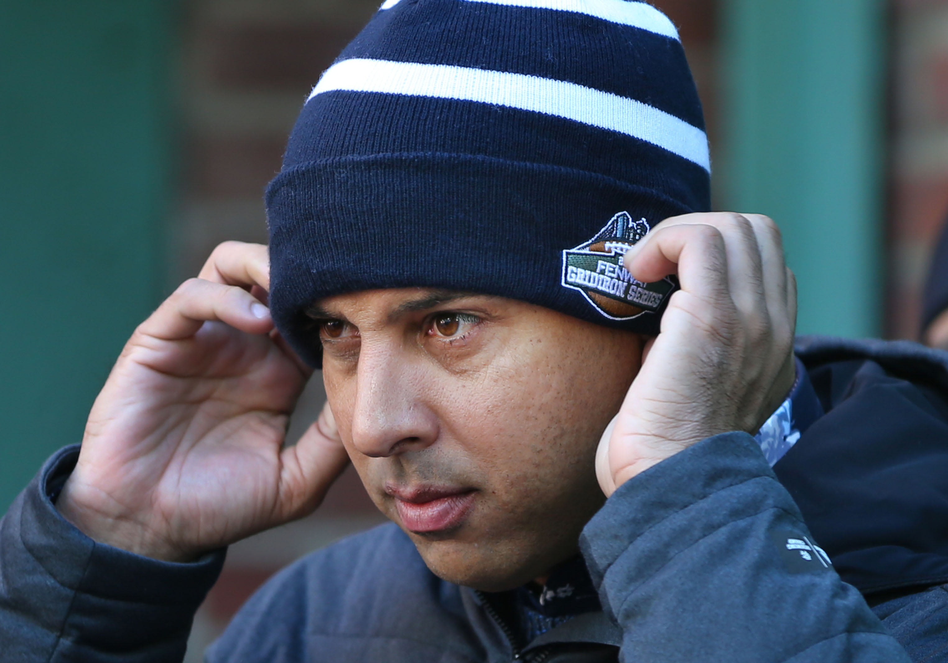 Alex Cora, seen here in 2017, made a statement about the situation Wednesday evening.