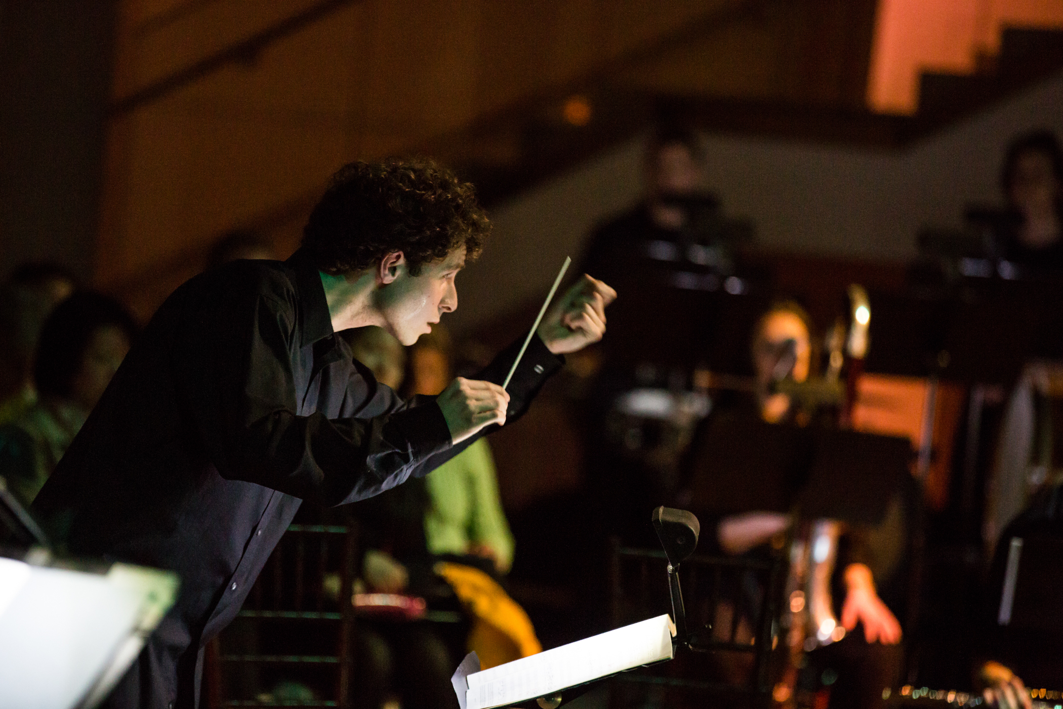 Matthew Aucoin conducted a performance at Salem’s Peabody Essex Museum, where he is the composer in residence.