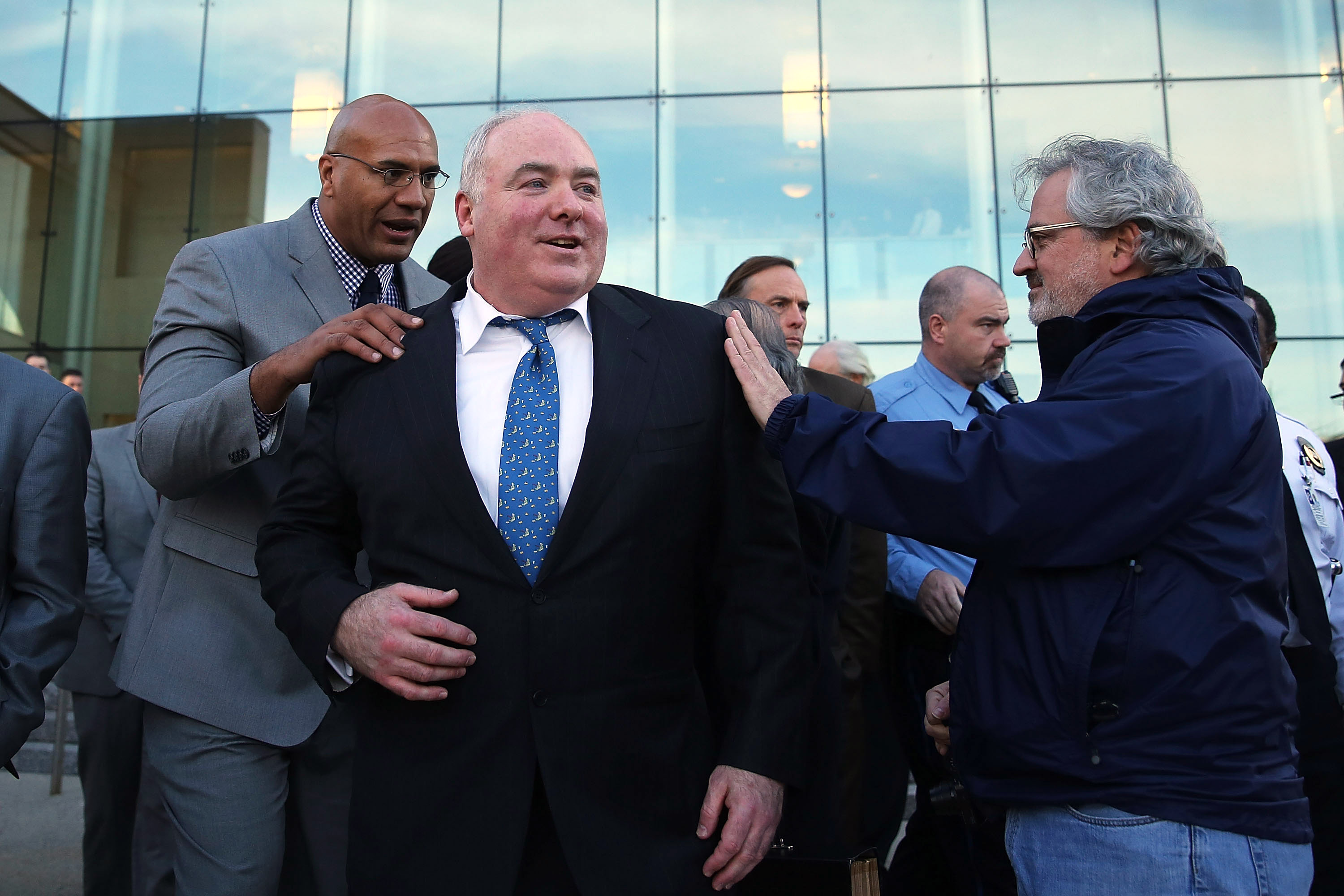 Michael Skakel left a Stamford, Conn., courthouse in November 2013 after his 2002 murder conviction was vacated.