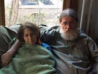Elisabeth Traumann and Don Davis at their Somerville home.