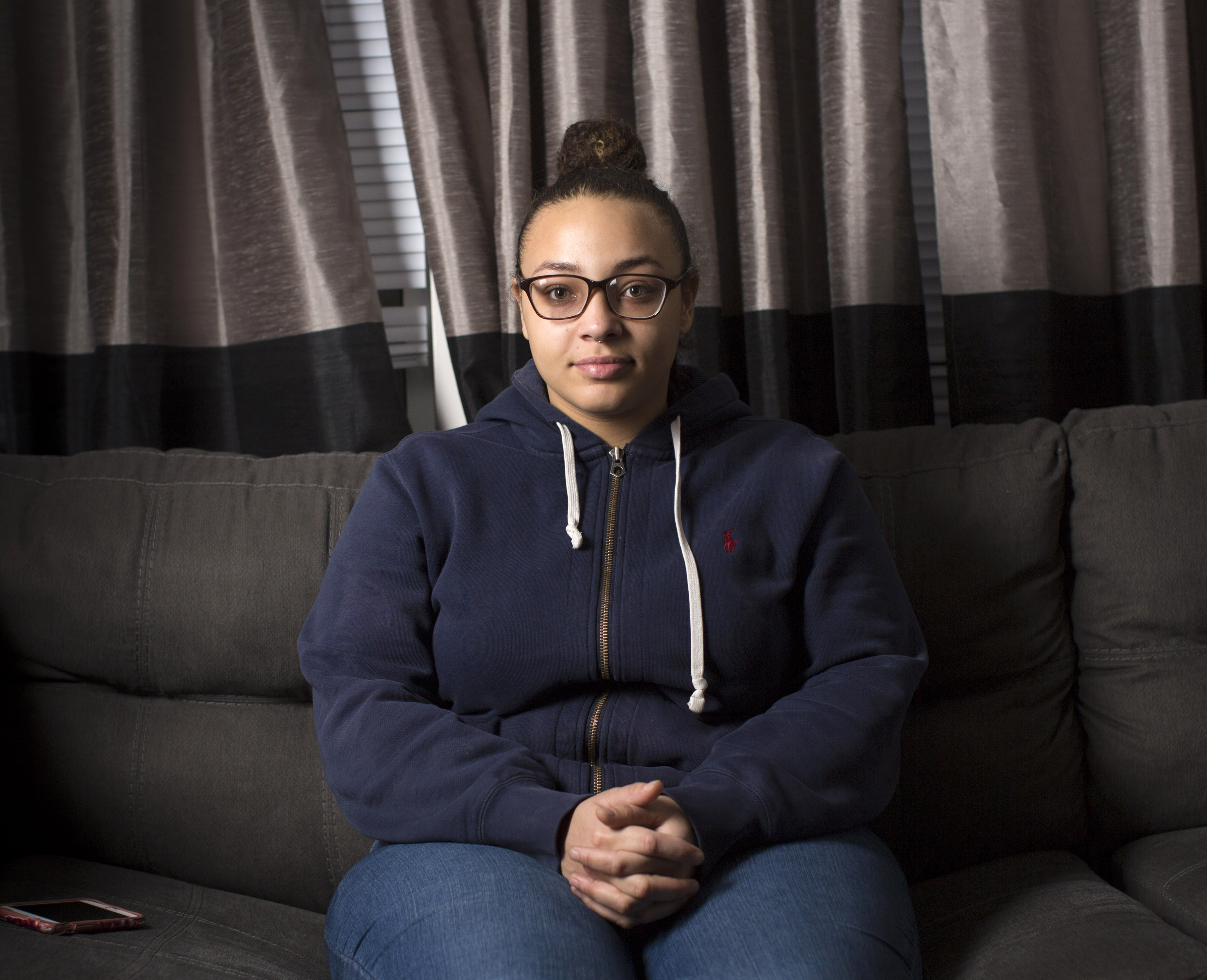 Jena Benson, 20, a Dunkin’ Donuts worker, says a boss and co-worker harassed her.