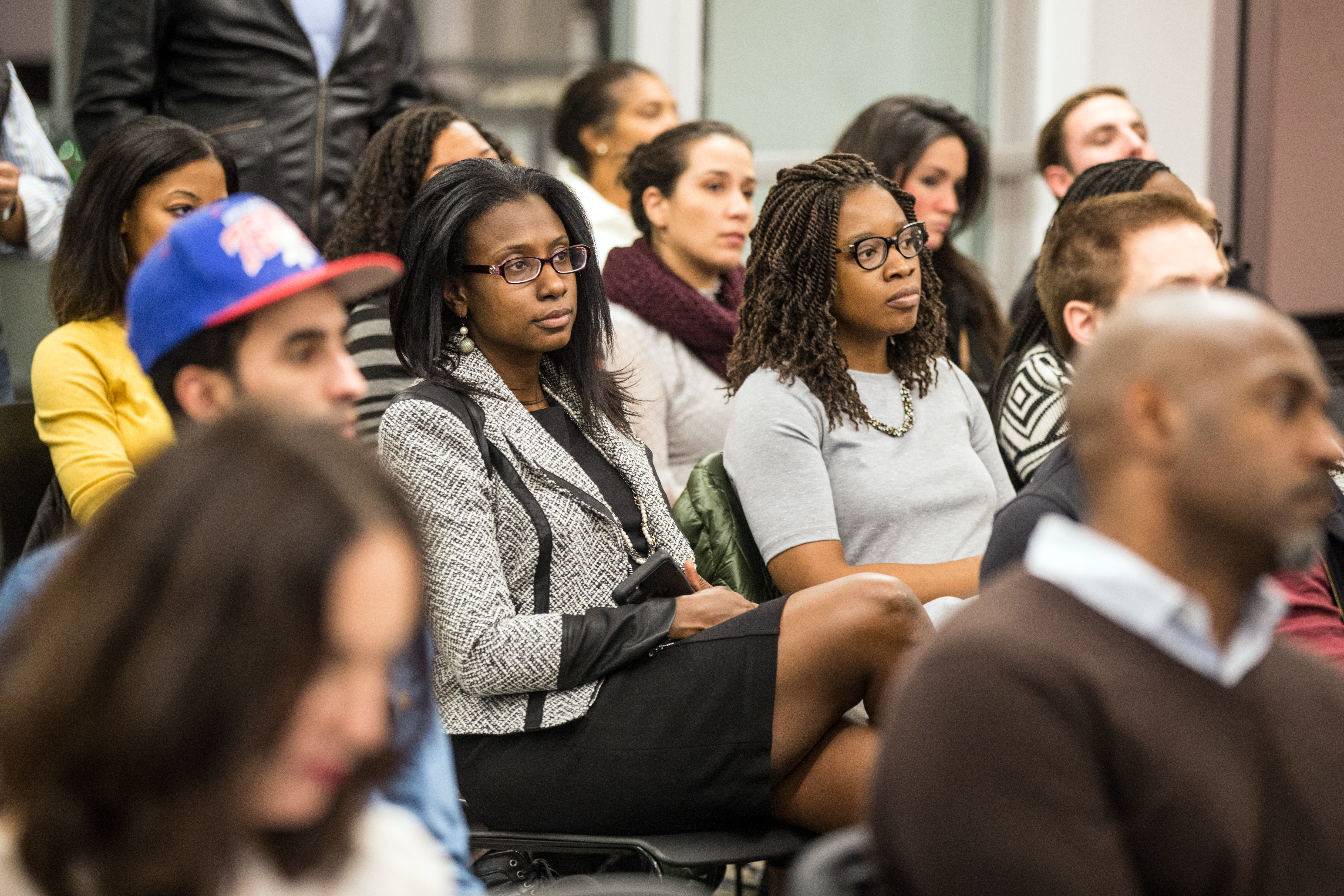 At left, Natalie Douglas (left) and Violet Kabaso were among the attendees.