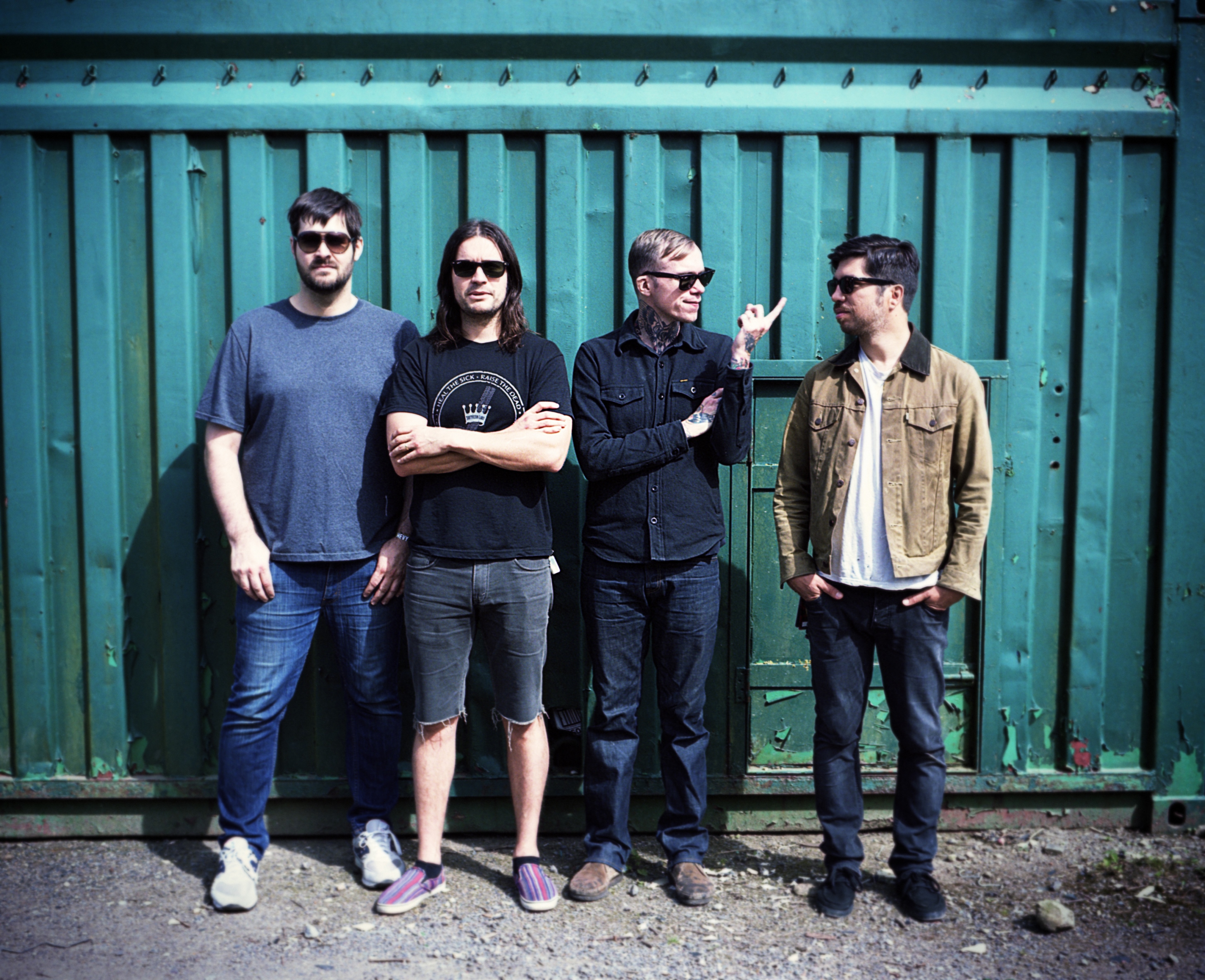Converge (from left): Kurt Ballou, Ben Koller, Jacob Bannon, Nate Newton.