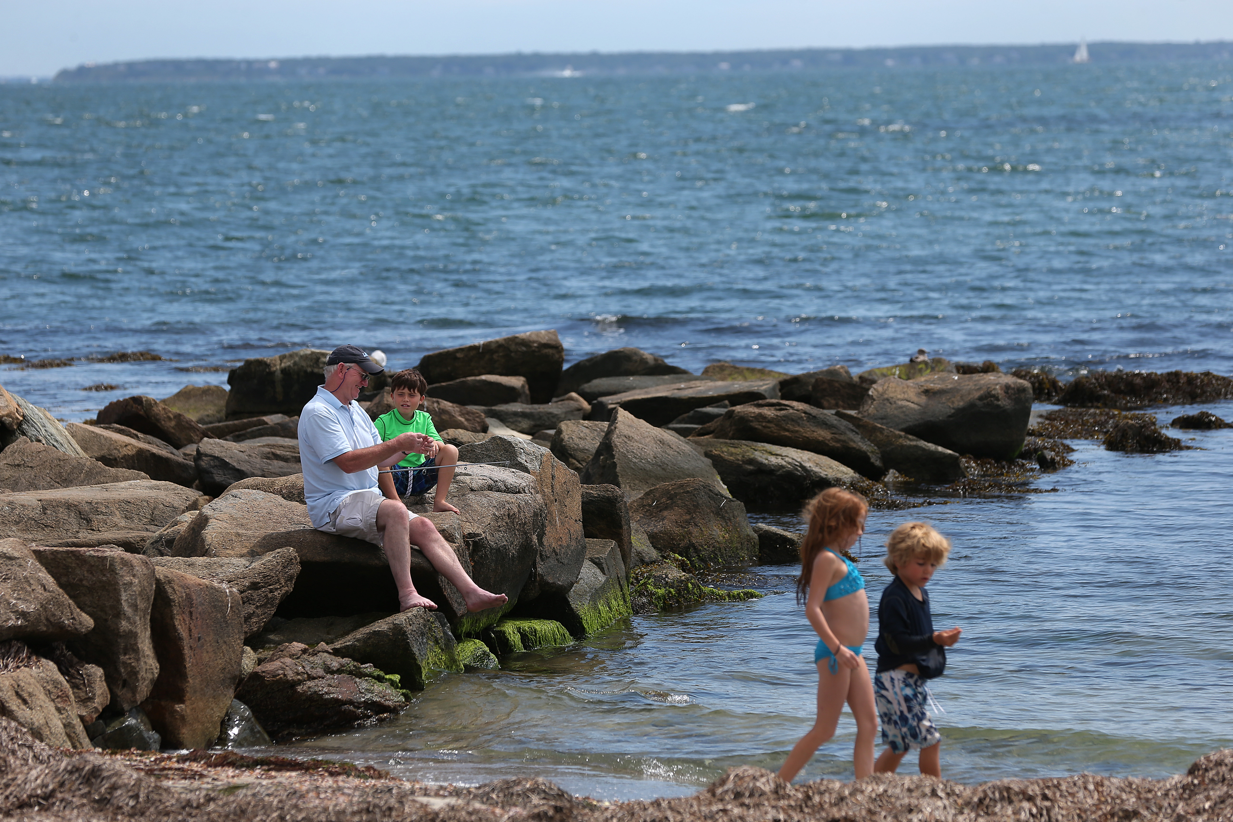 A jetty in Falmouth, as pictured in August 2014.