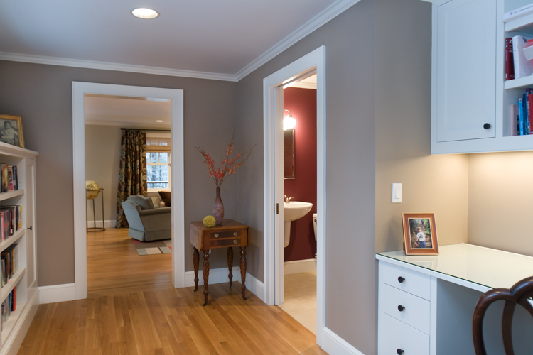 Wide hallways, pocketed and open doorways, wall-hung lav sinks, and storage areas within reach are all economical-yet-welcome details that make life easier for a variety of conditions. “The Accessible Home” (The Taunton Press)
