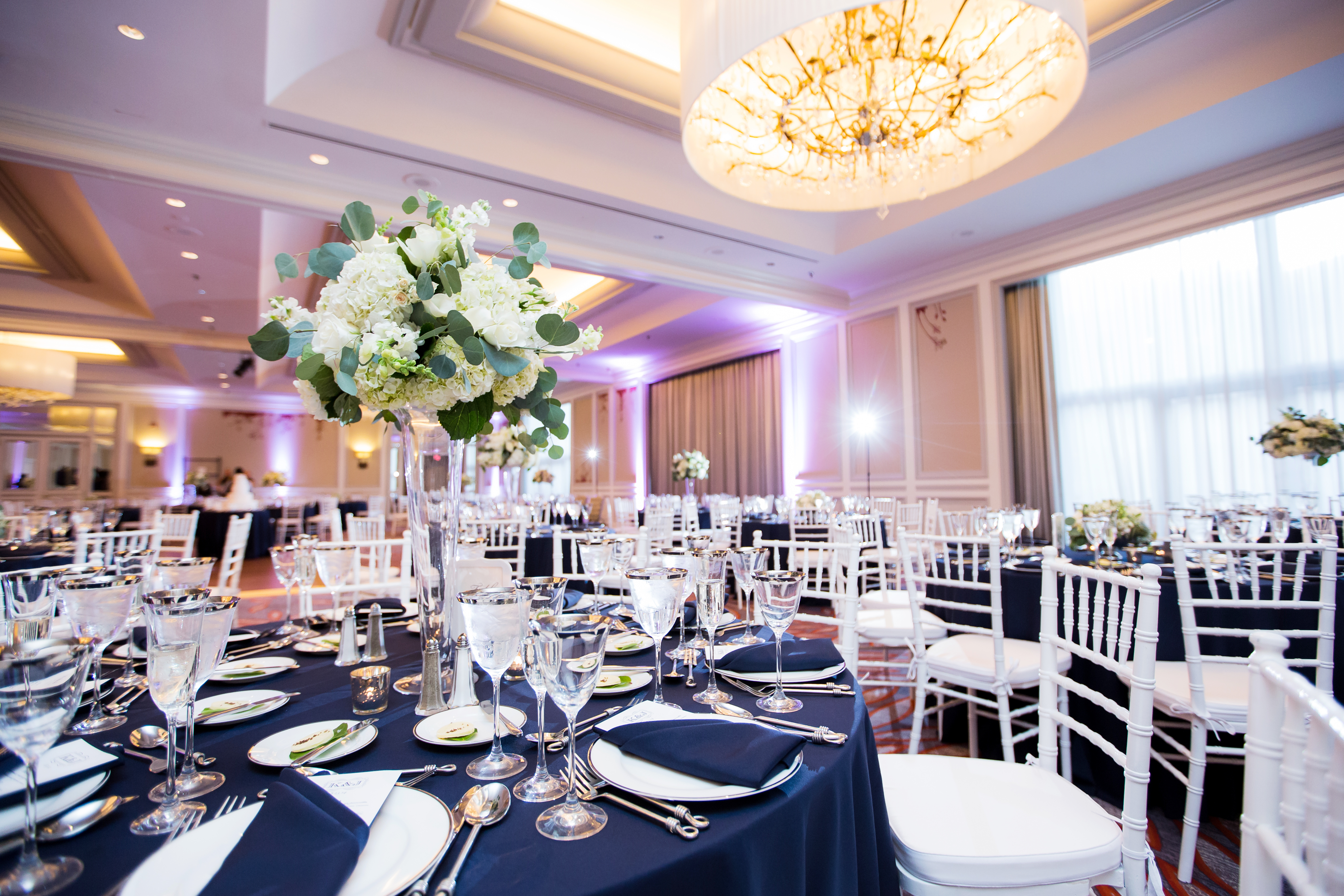 The grand ballroom at the Hyatt Regency Boston.