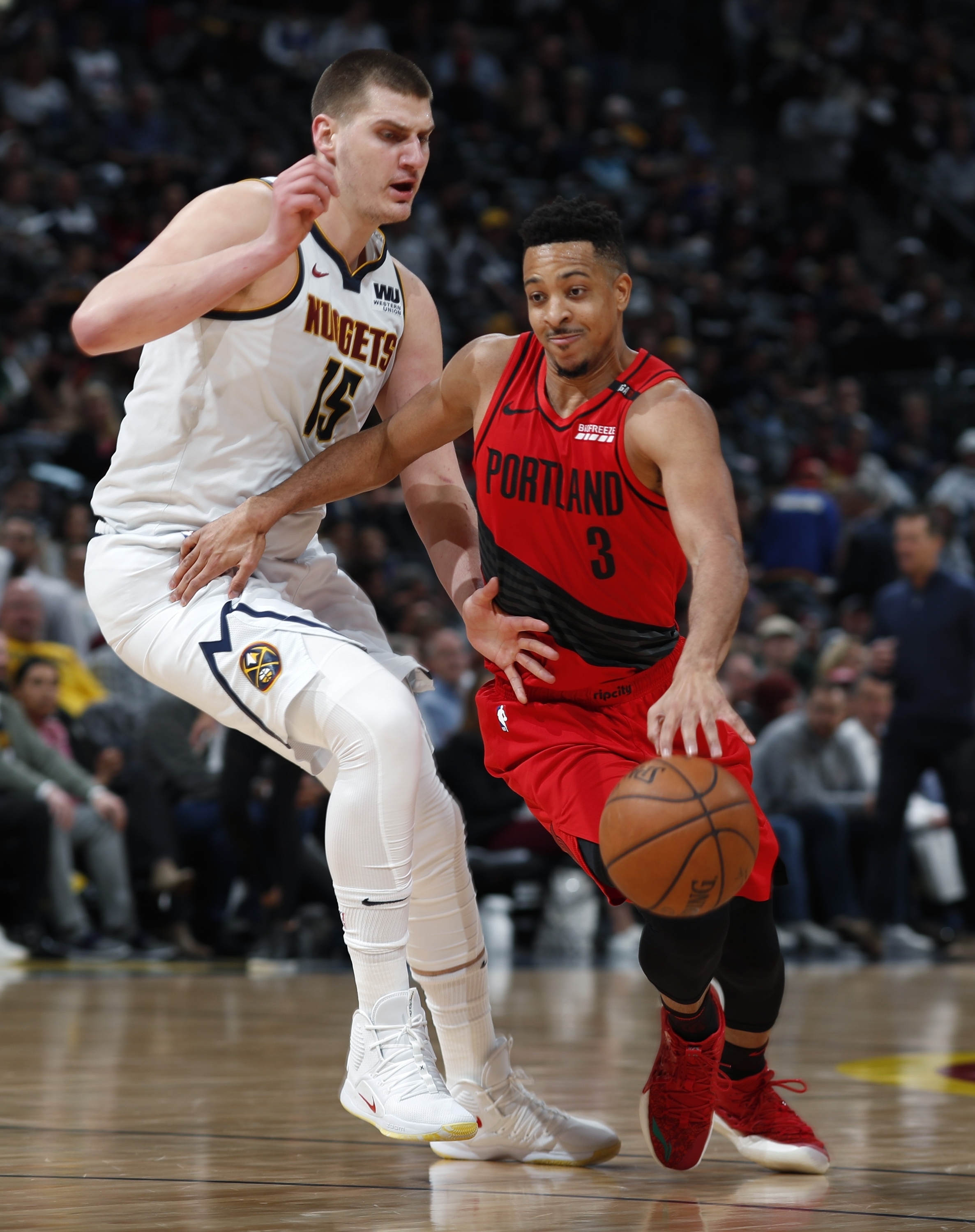 Trail Blazers Even The Series Against The Nuggets In Game 2 The Boston Globe