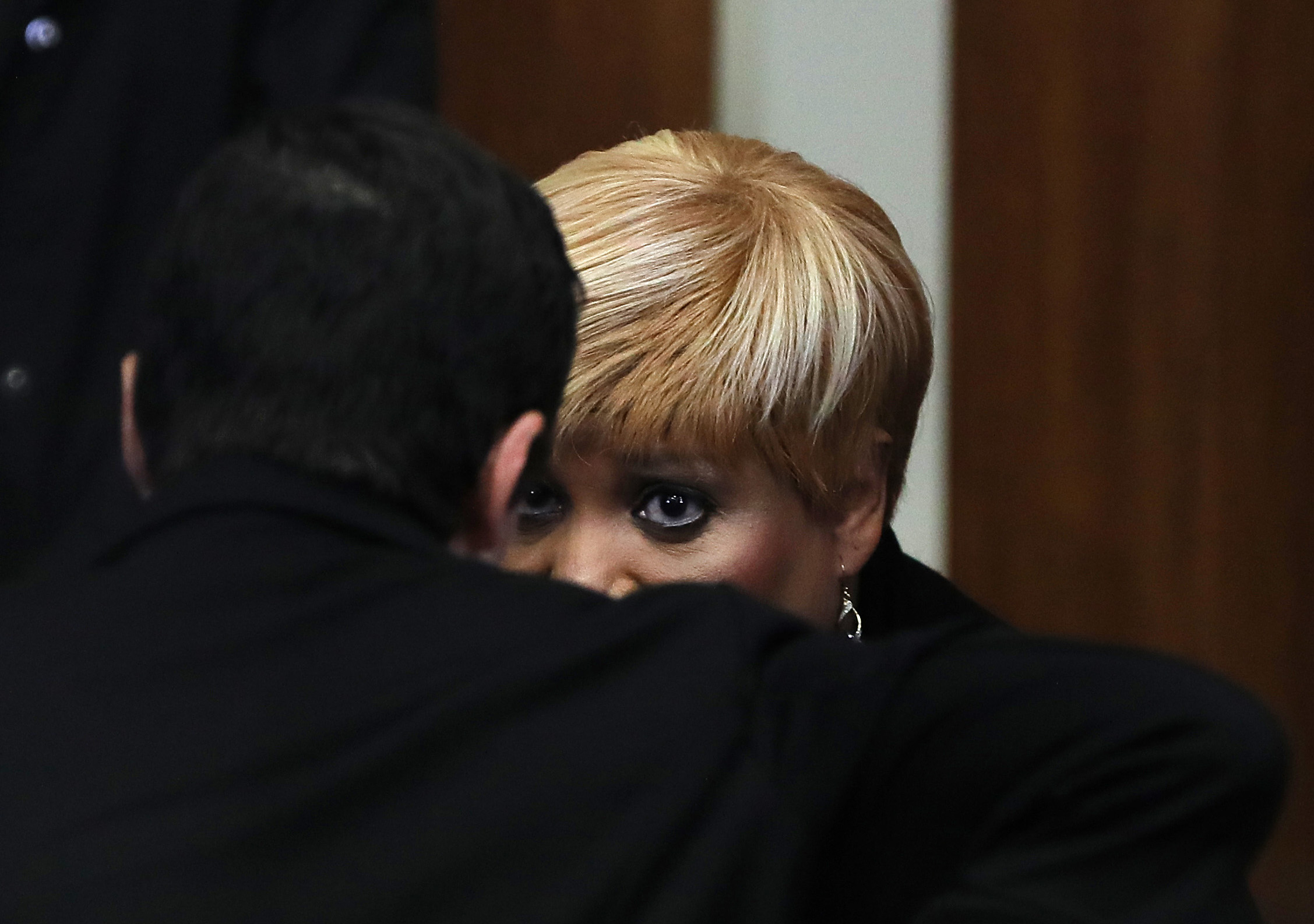 Melinda Mattocks Ushry talked with an assistant district attorney about t a date for sentencing. She is the sister of Kelvin Mattocks.