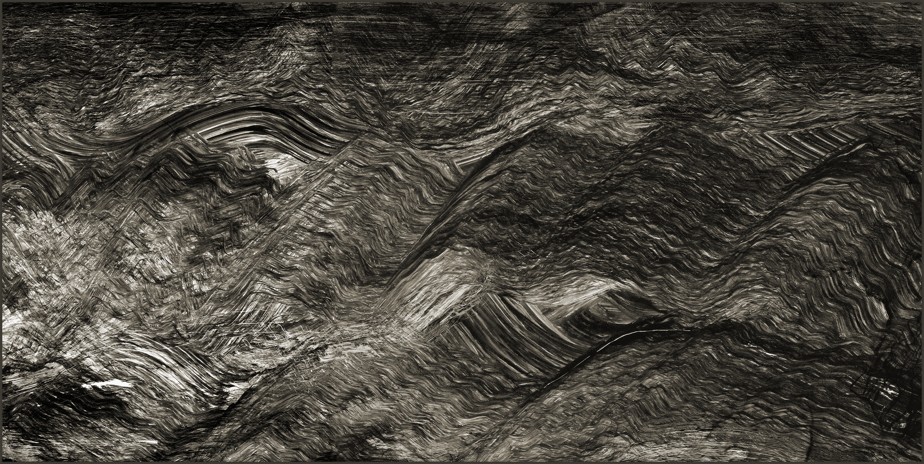 “Walden: Waters From Pond and the Ganges River Mingling — Cliché Verre Print”