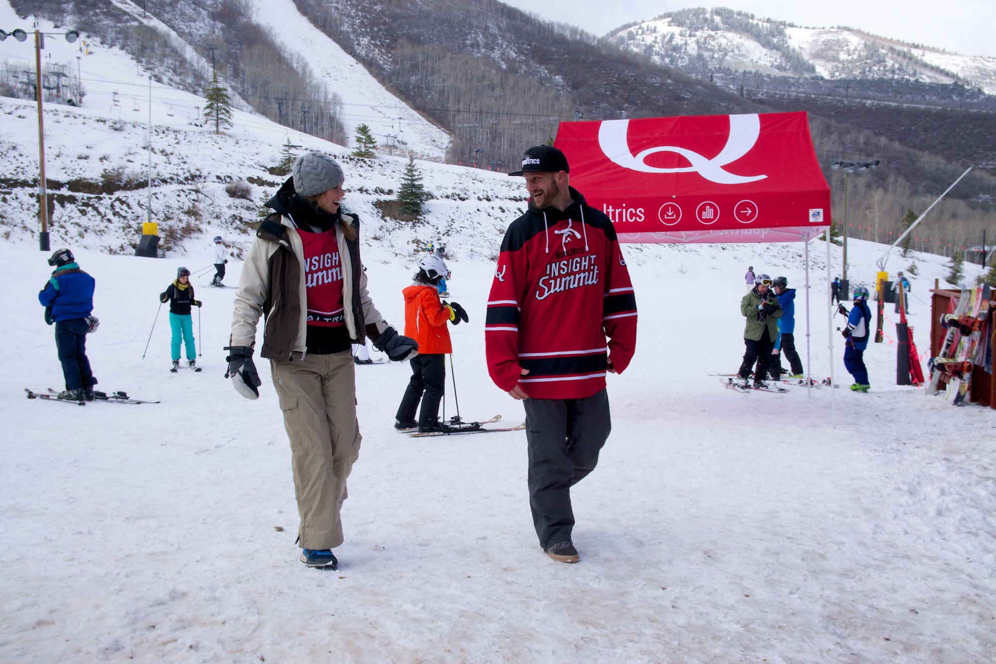 A free day of skiing is offered to attendees of a four-day tech conference, hosted by Qualtrics, in Salt Lake City.