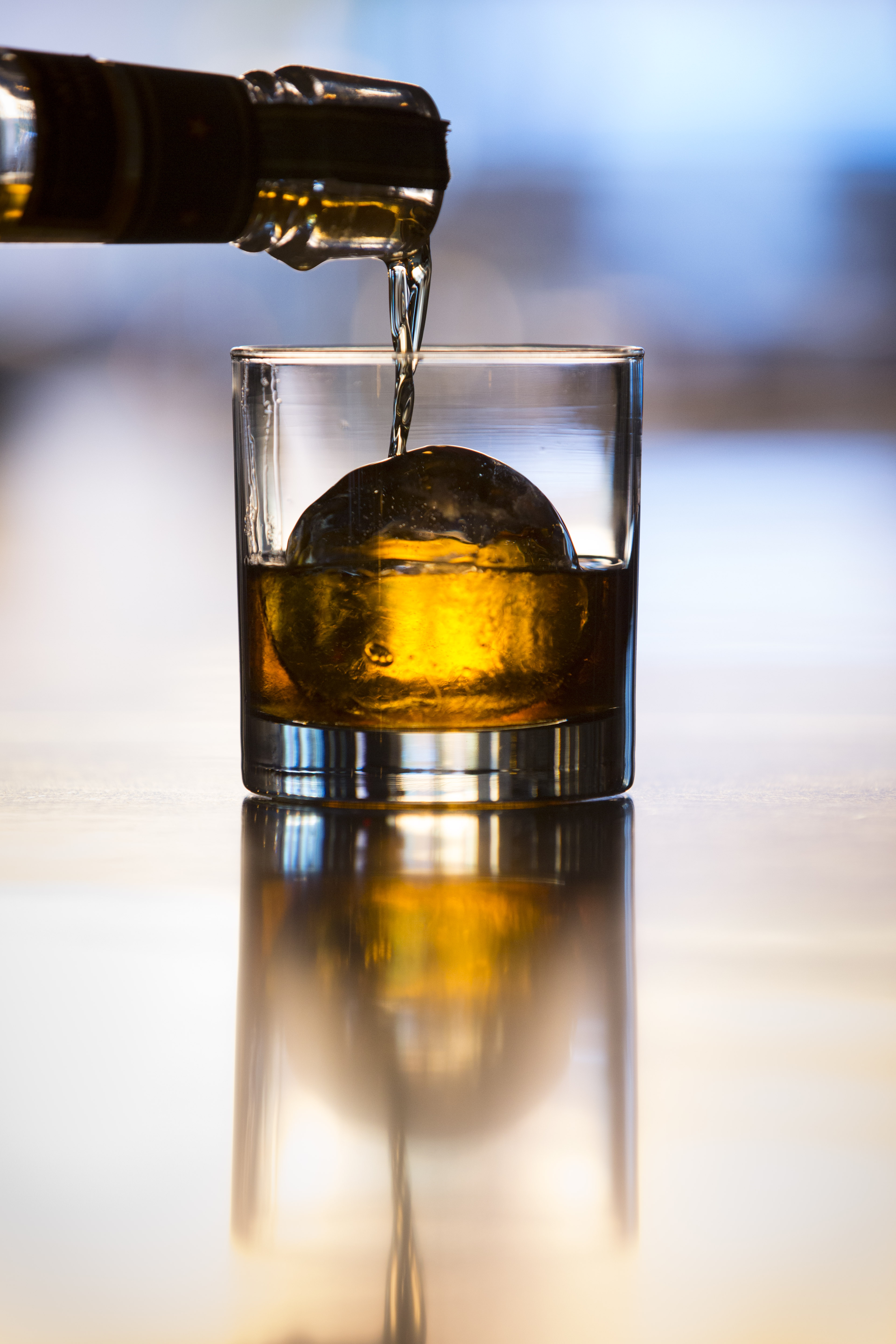 A pour of Michter’s Limited Release Barrel Strength Kentucky Straight Rye Whiskey at Barrel House American Bar in Beverly.