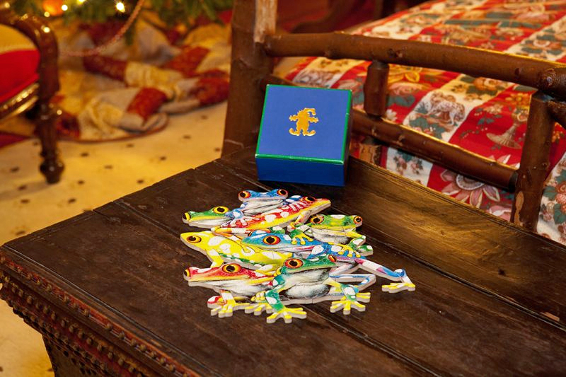 A miniature Stave puzzle at Twin Farms inn.