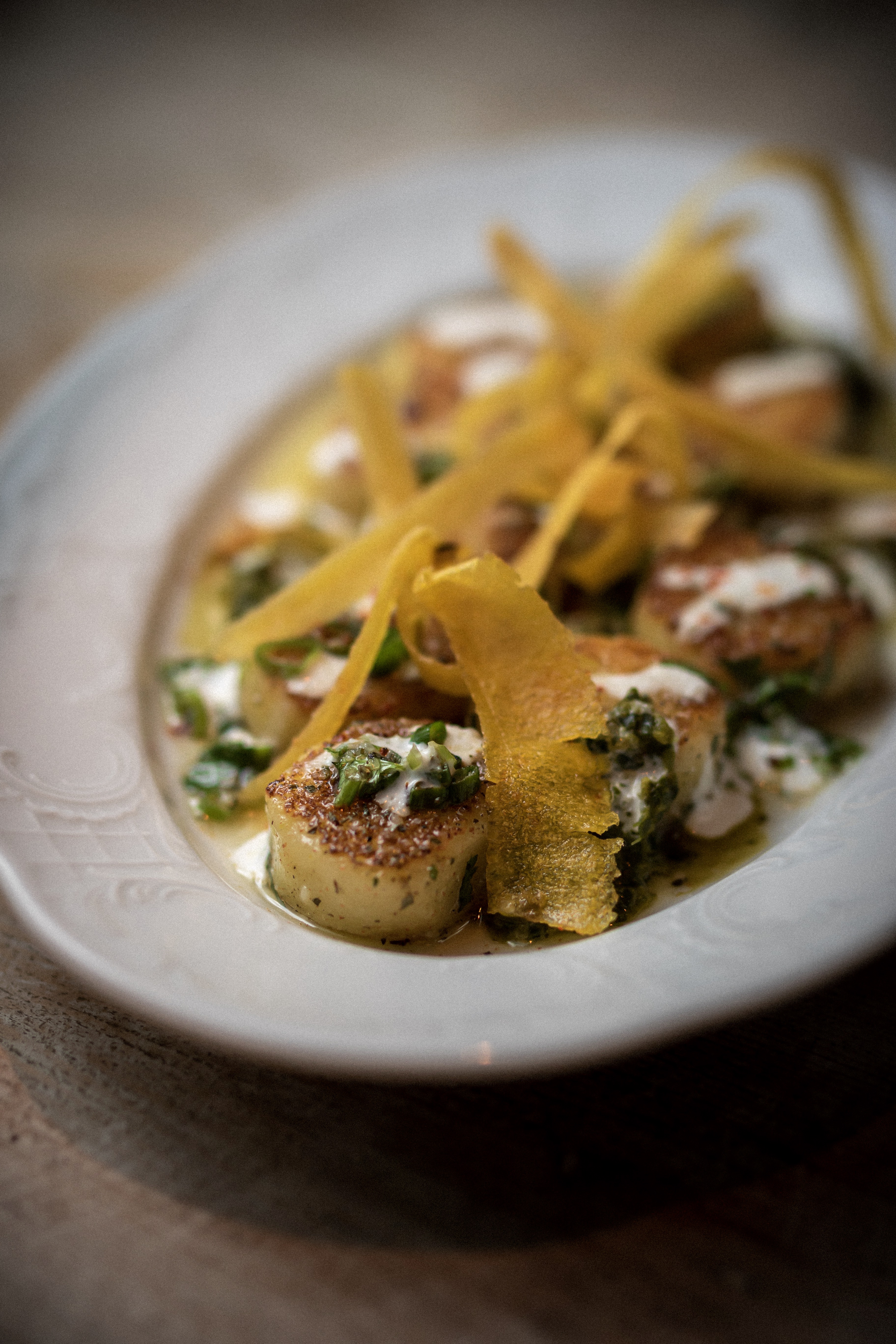 Fufu gnocchi at Mariel in Boston.
