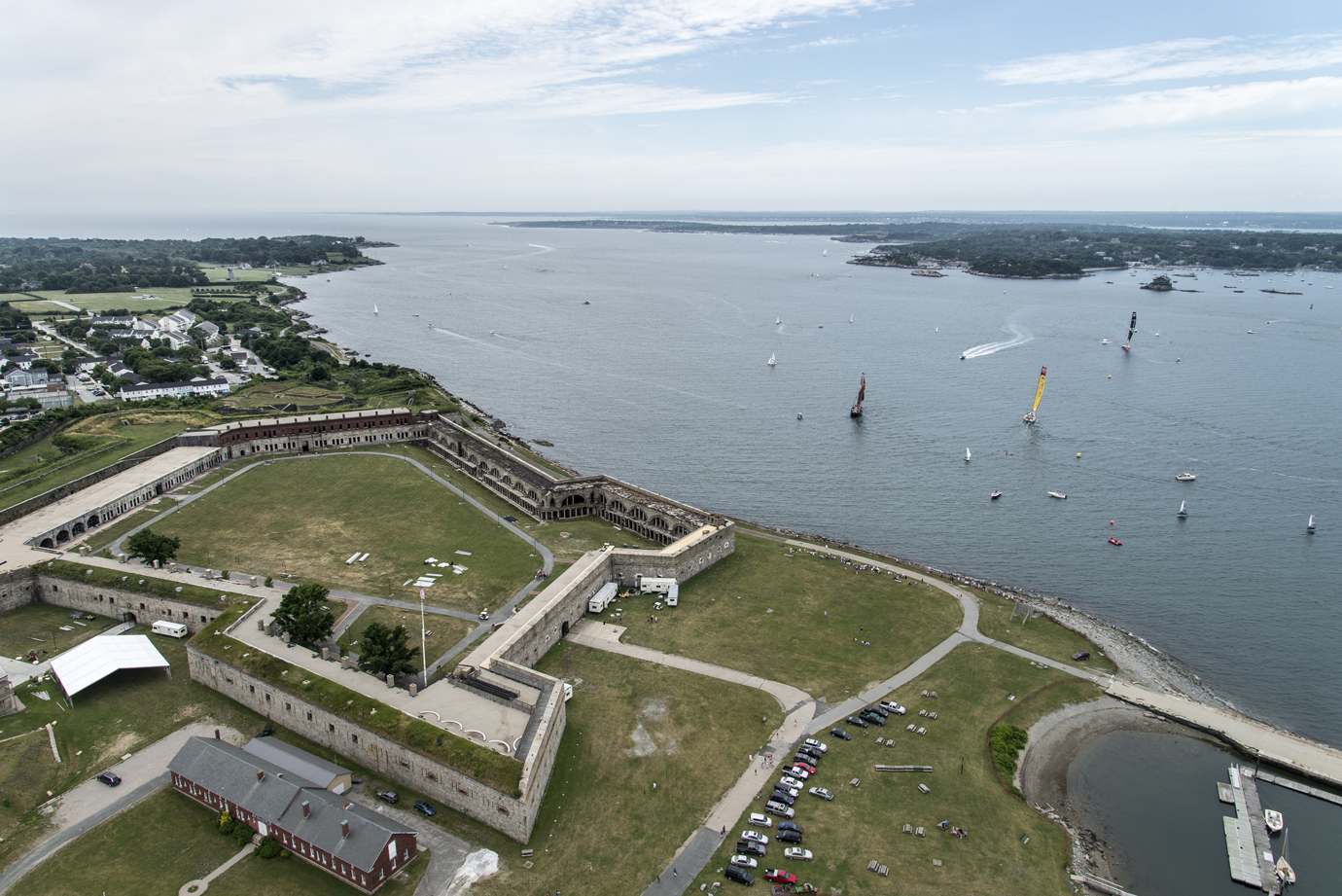 Newport’s Fort Adams State Park will serve as Race Village headquarters during the 12-day stopover in May.