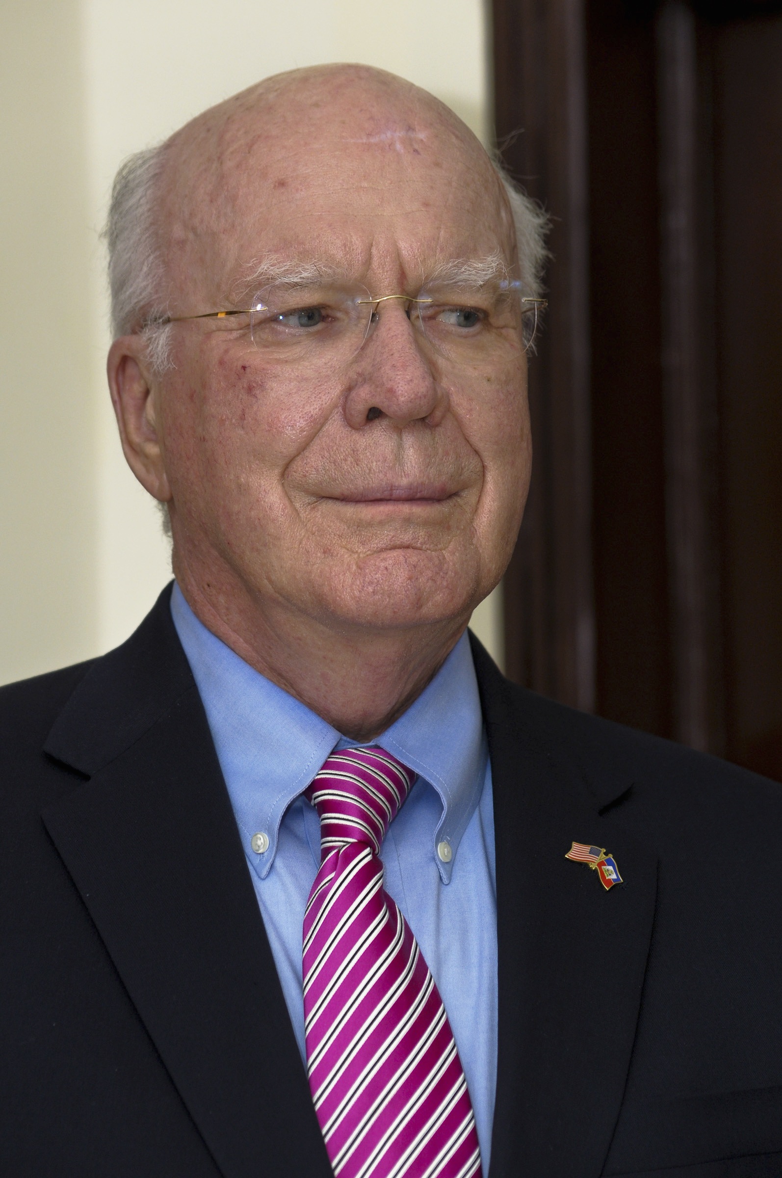 Patrick Leahy is among the key cheerleaders for the F-35s.