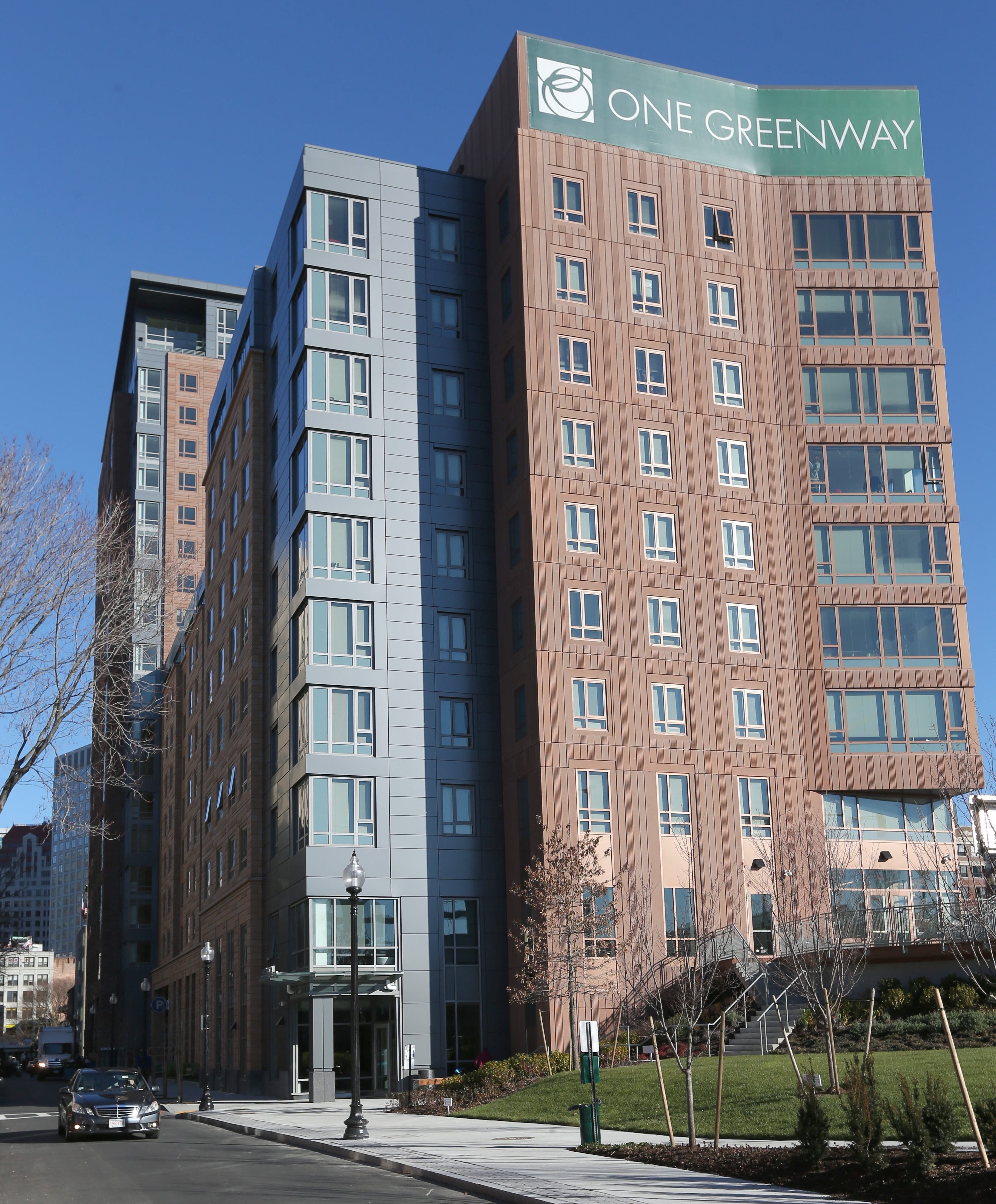 66 Hudson St. is part of a new two-building complex off Kneeland Street in Chinatown.
