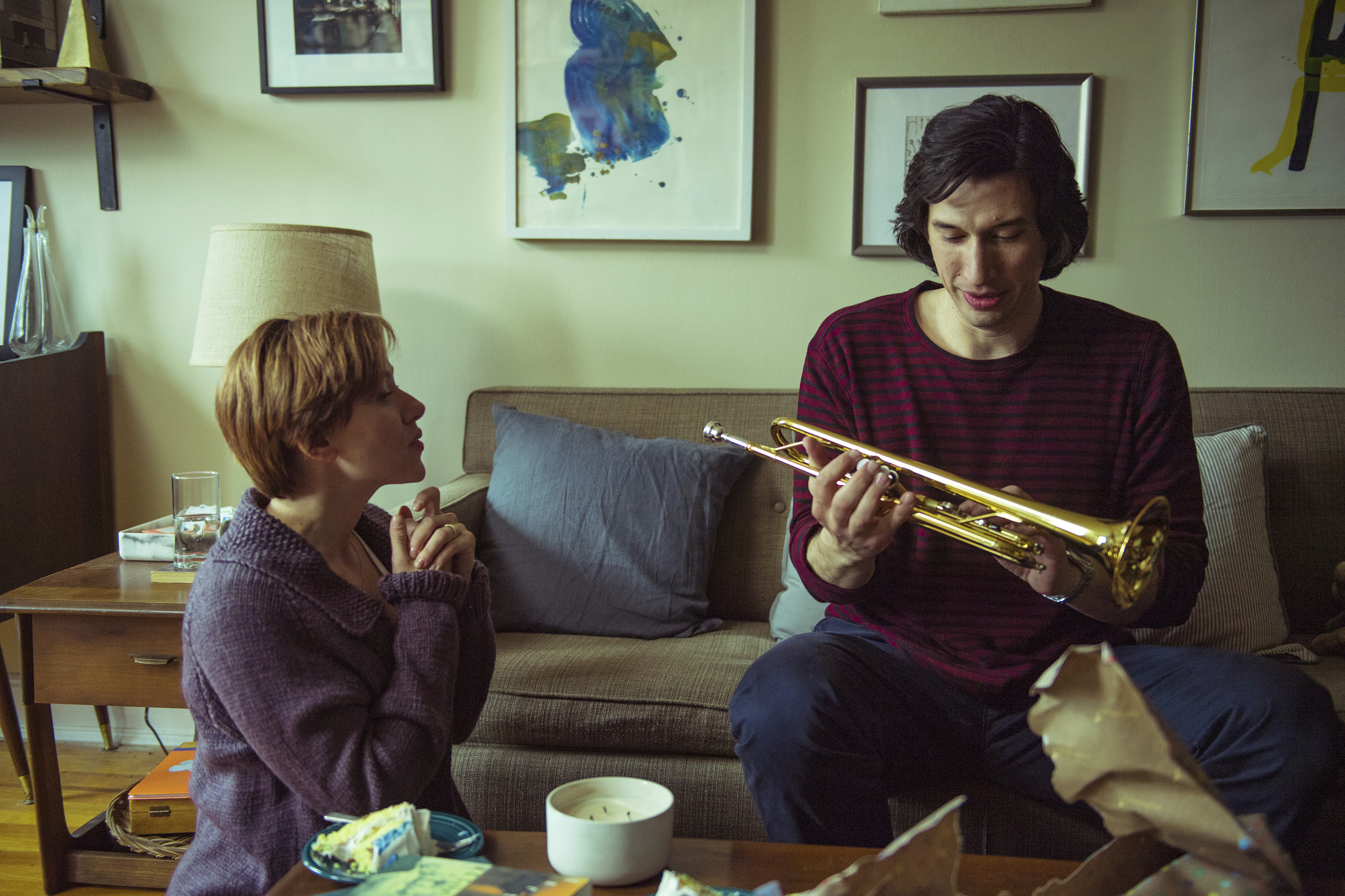 Scarlett Johansson and Adam Driver in "Marriage Story."