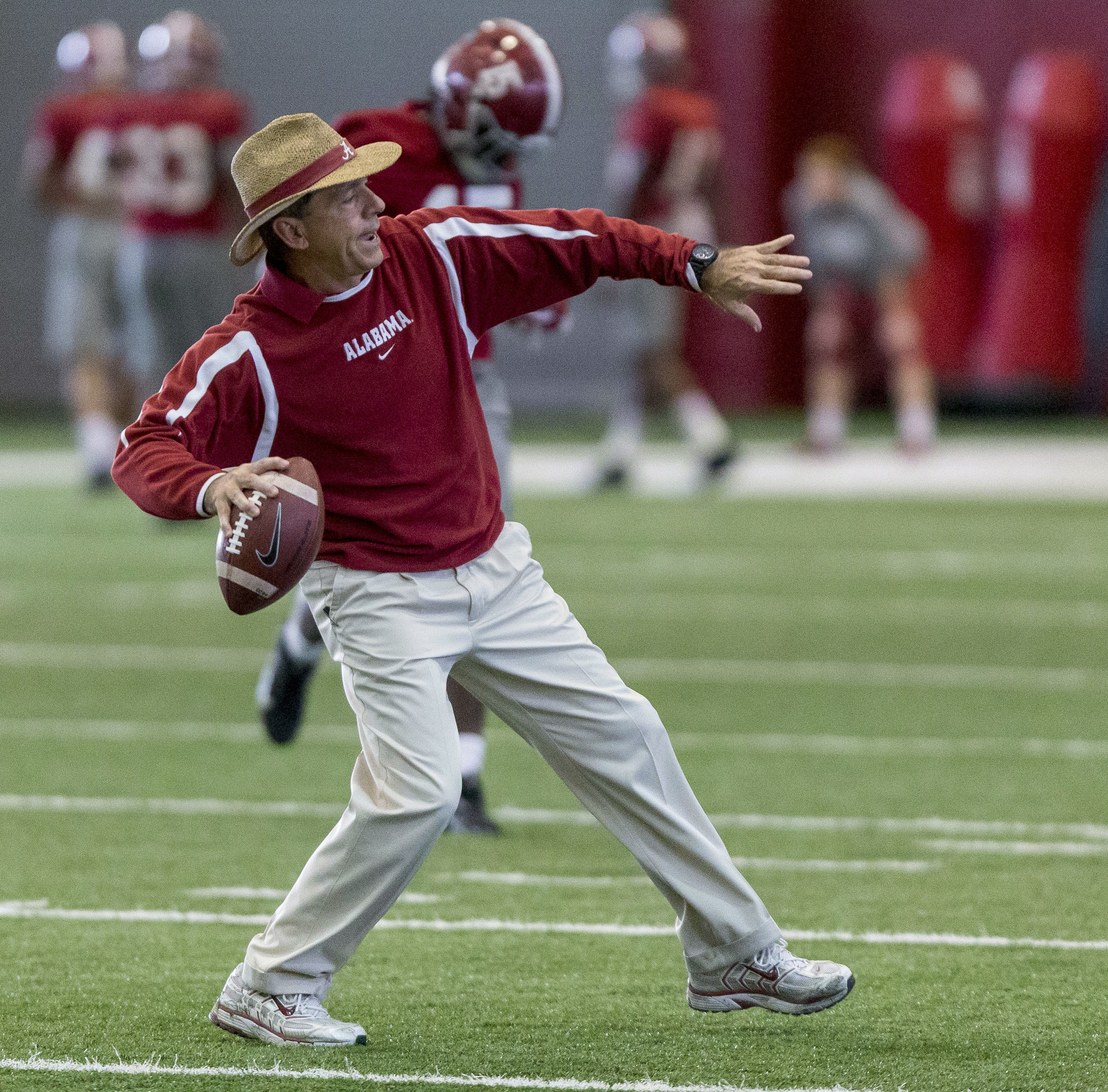Nick Saban has been at Alabama since 2006.