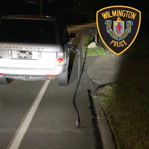 A New Hampshire woman was charged with drunken driving after she was pulled over in this Range Rover.
