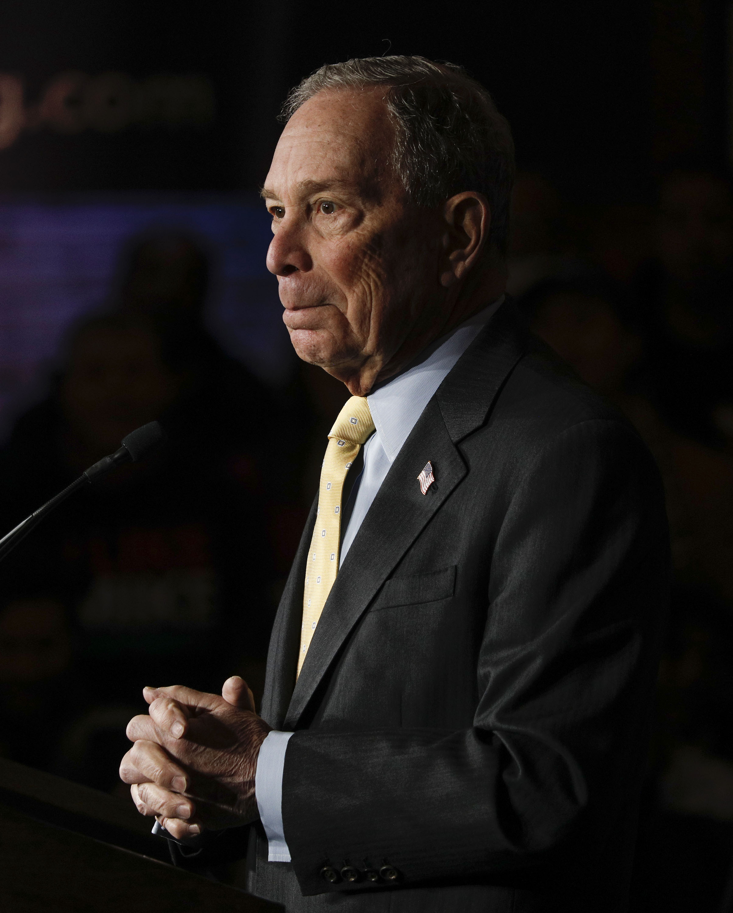 Democratic presidential candidate Mike Bloomberg in Detroit this week.