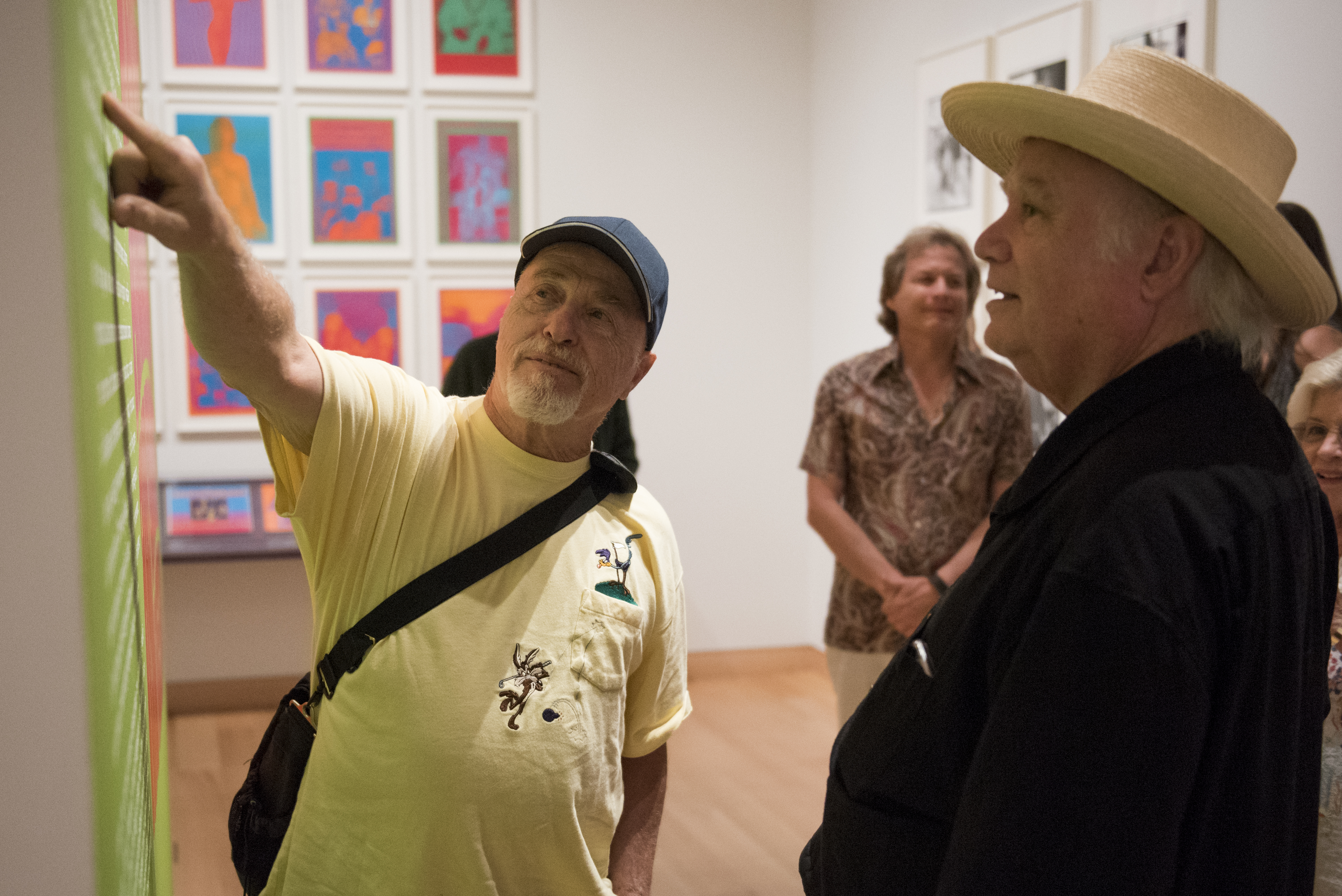 David Getz (left) and Peter Albin (right) of Big Brother & The Holding Company at the Museum of Fine Arts on Friday.
