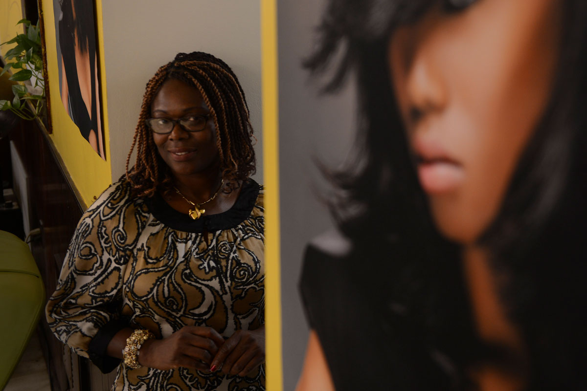 Rosemary Agbede emigrated from Nigeria in 1987 and opened Unique You Salon in Lowell 10 years later.