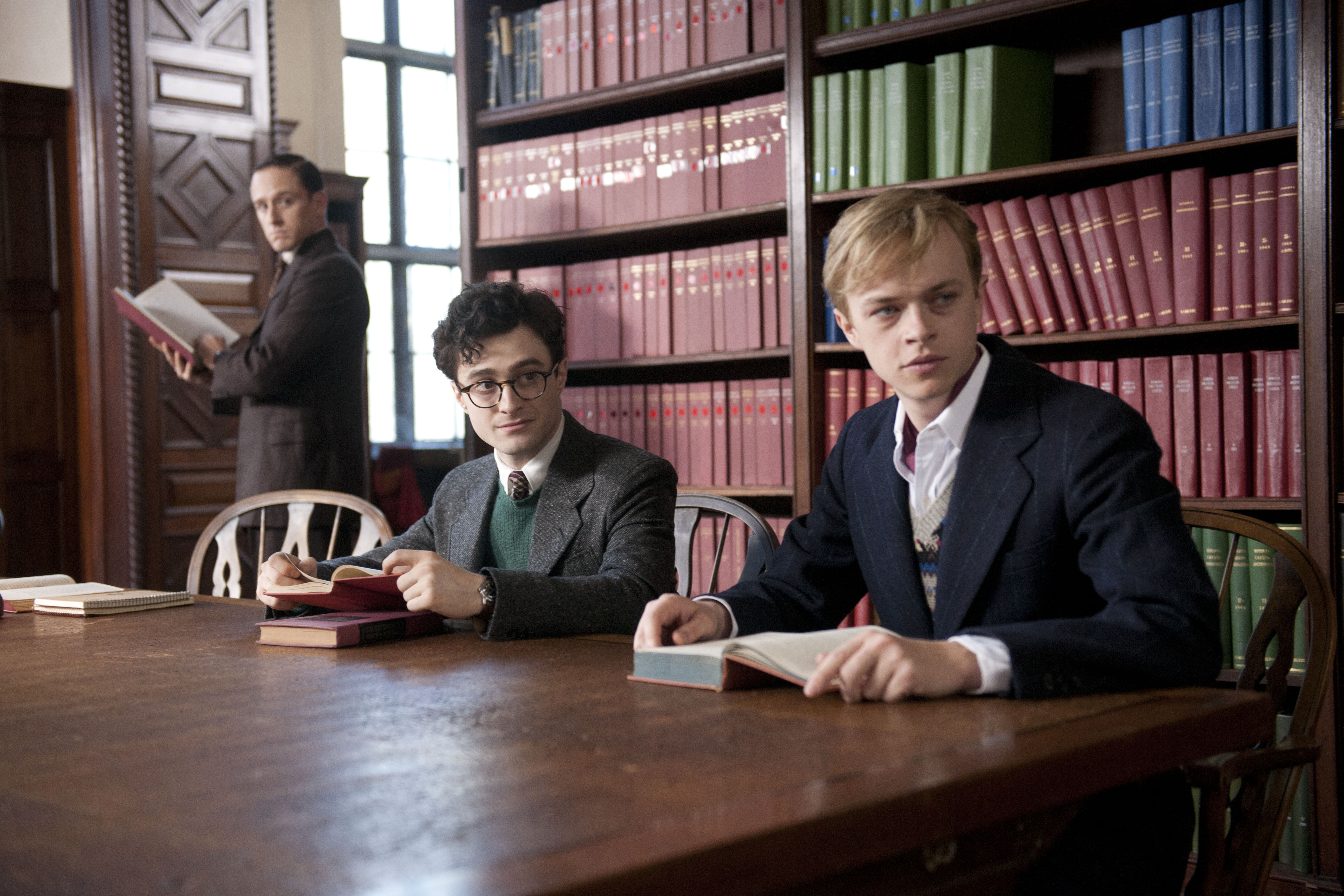 (L-R) Ben Foster as Williams Burroughs, Daniel Radcliffe as Allen Ginsberg and Dane DeHaan as Lucien Carr in "KILL YOUR DARLINGS" a film directed by John Krokidas. NYTCREDIT: Clay Enos/Sony Pictures Classics 25darlings