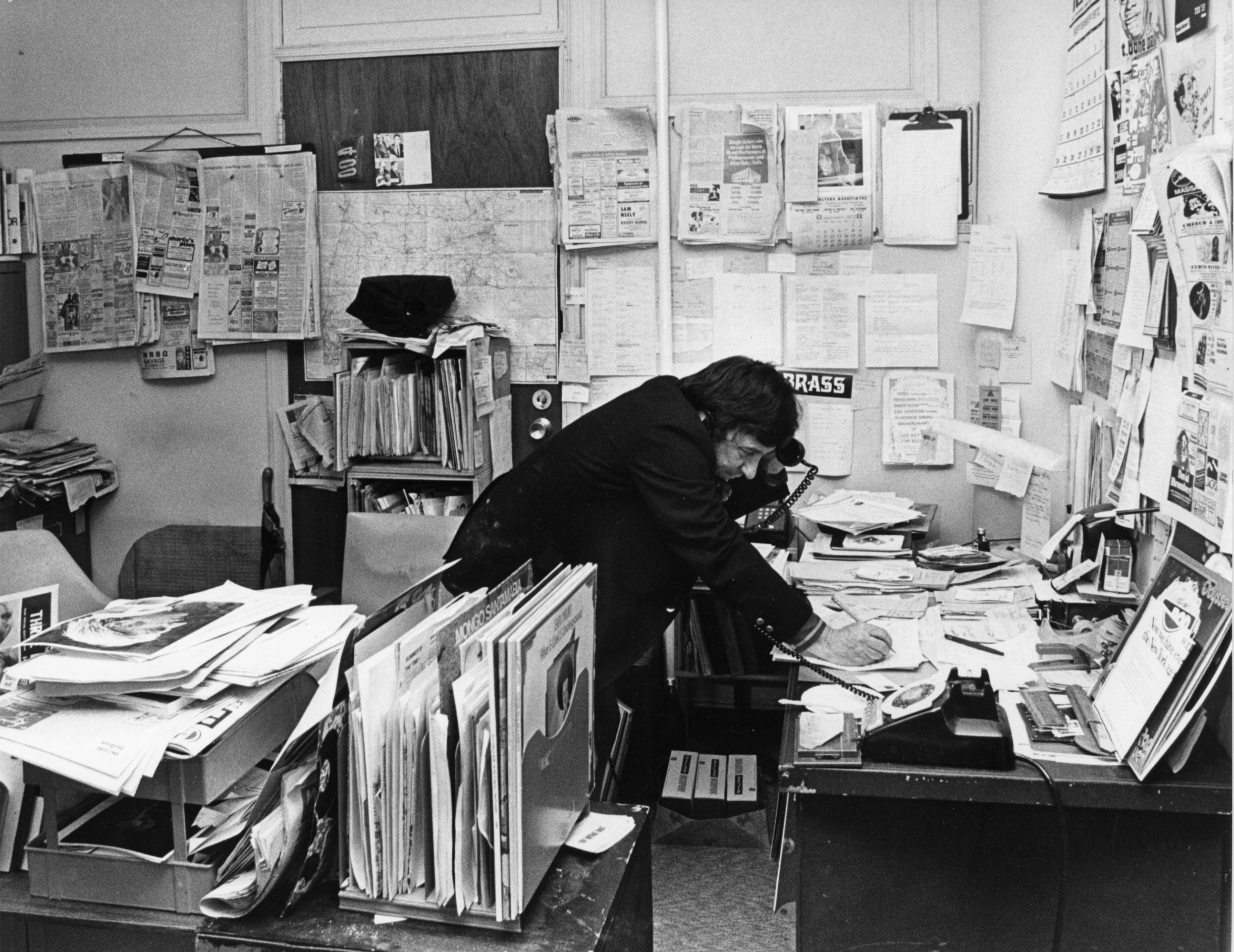 Taylor inside in 1972.
