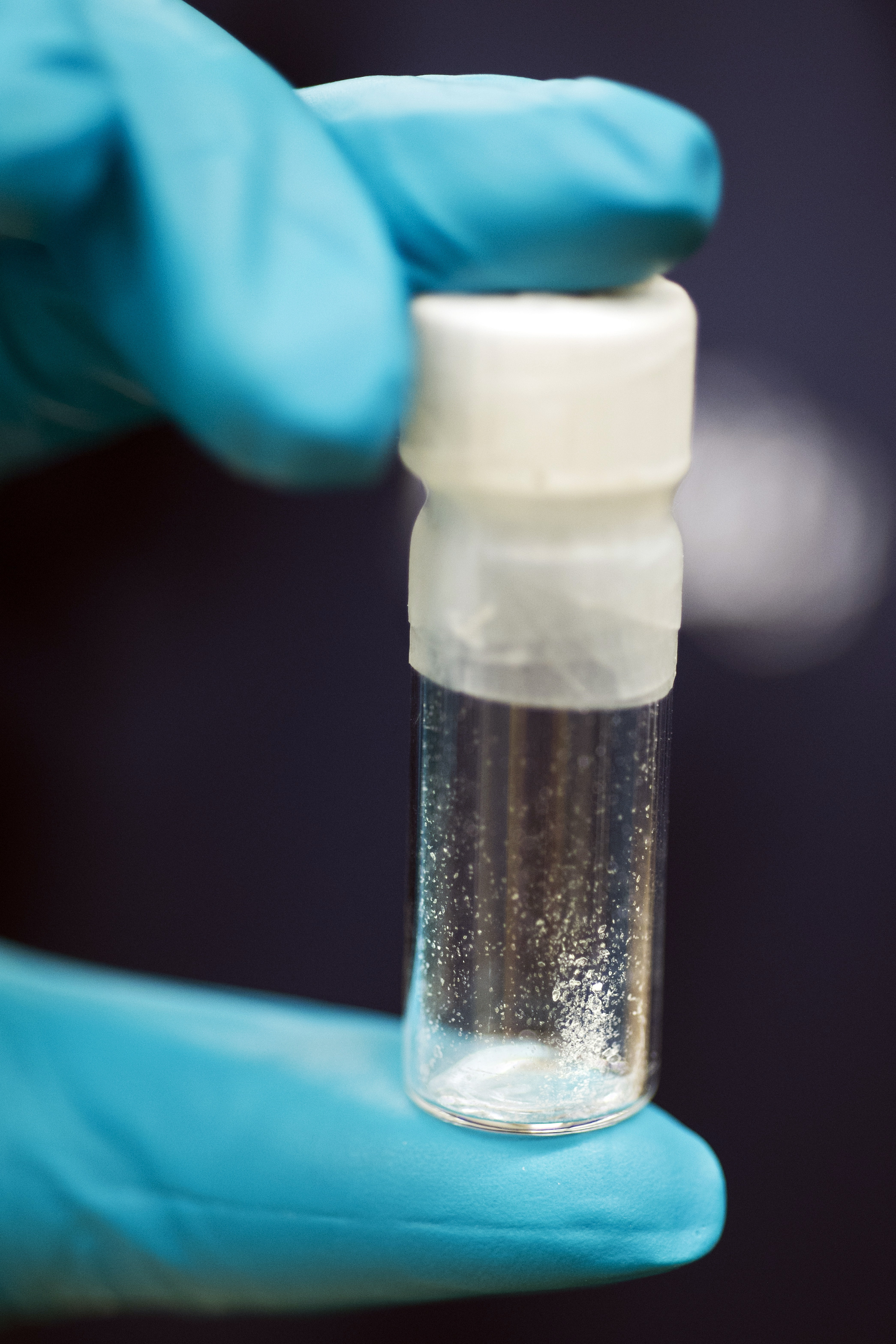 A vile of fentanyl seized in a drug raid.