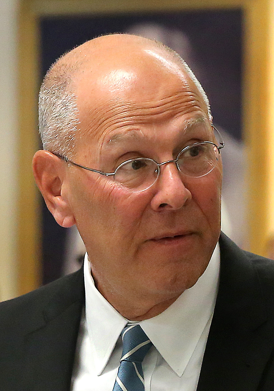 Dr. Howard Grant, chief executive of Lahey Health, at a Public Health Council hearing earlier this year.