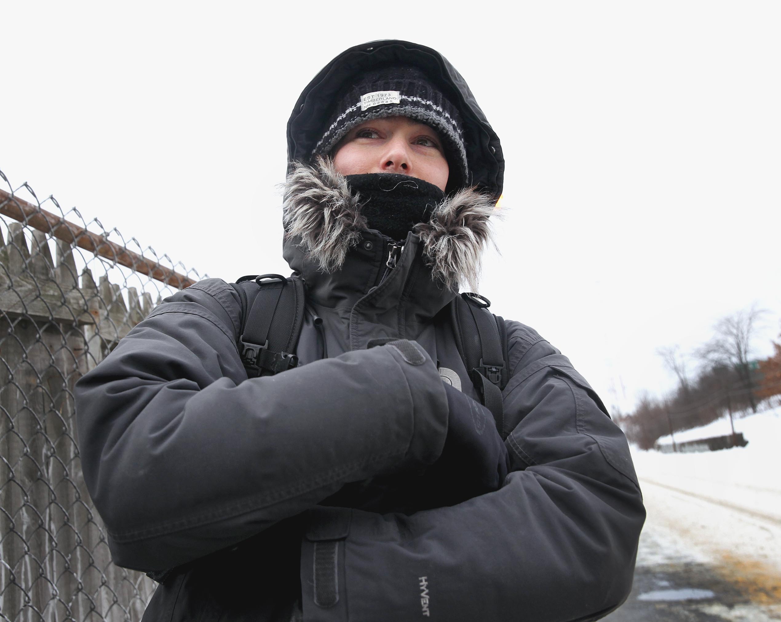 Matt Fiorentino waited for a delayed inbound train at West Newton's commuter rail stop Wednesday.