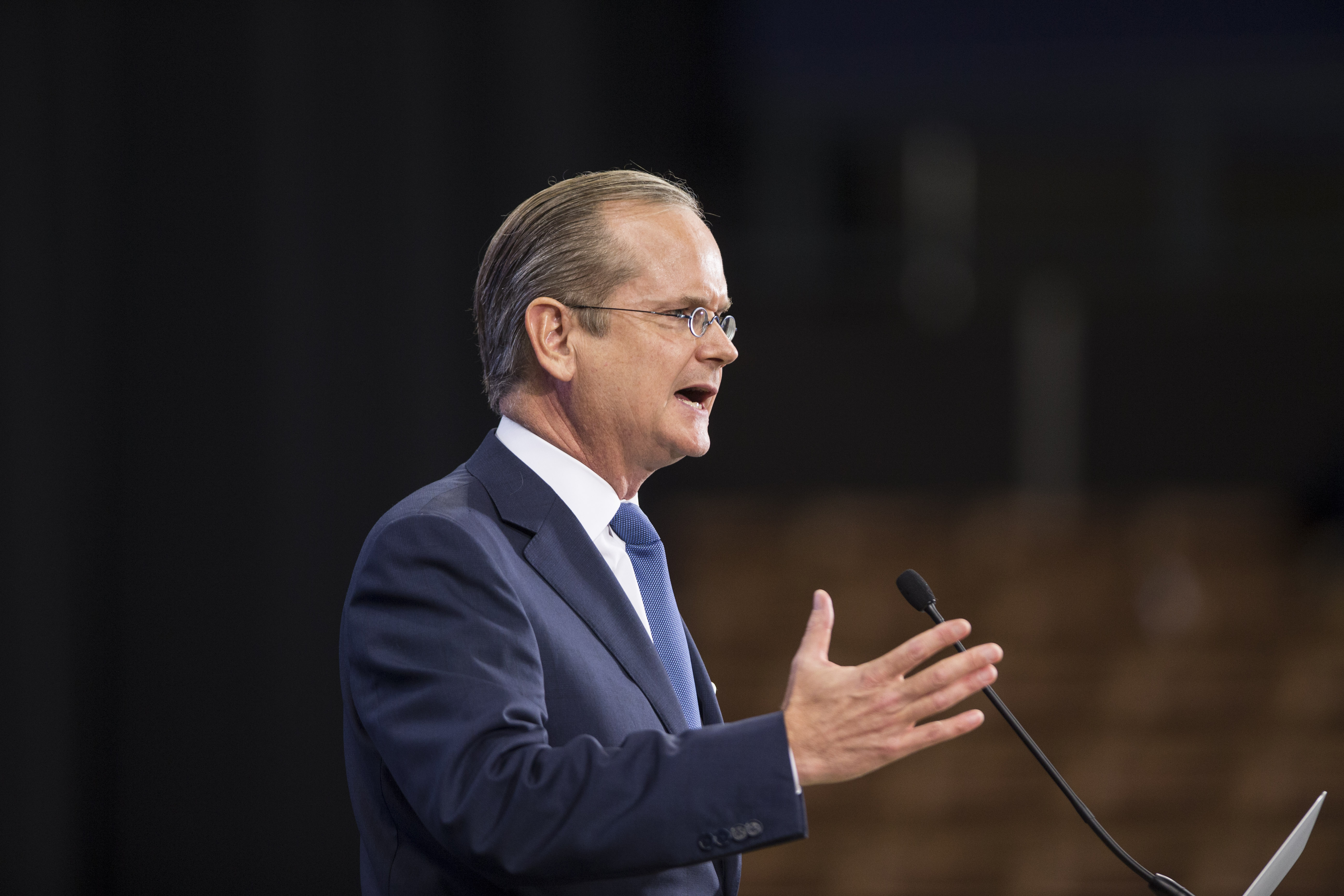 Lawrence Lessig, founder of Equal Citizens, supports ranked-choice voting and would like to see it applied to a presidential race.