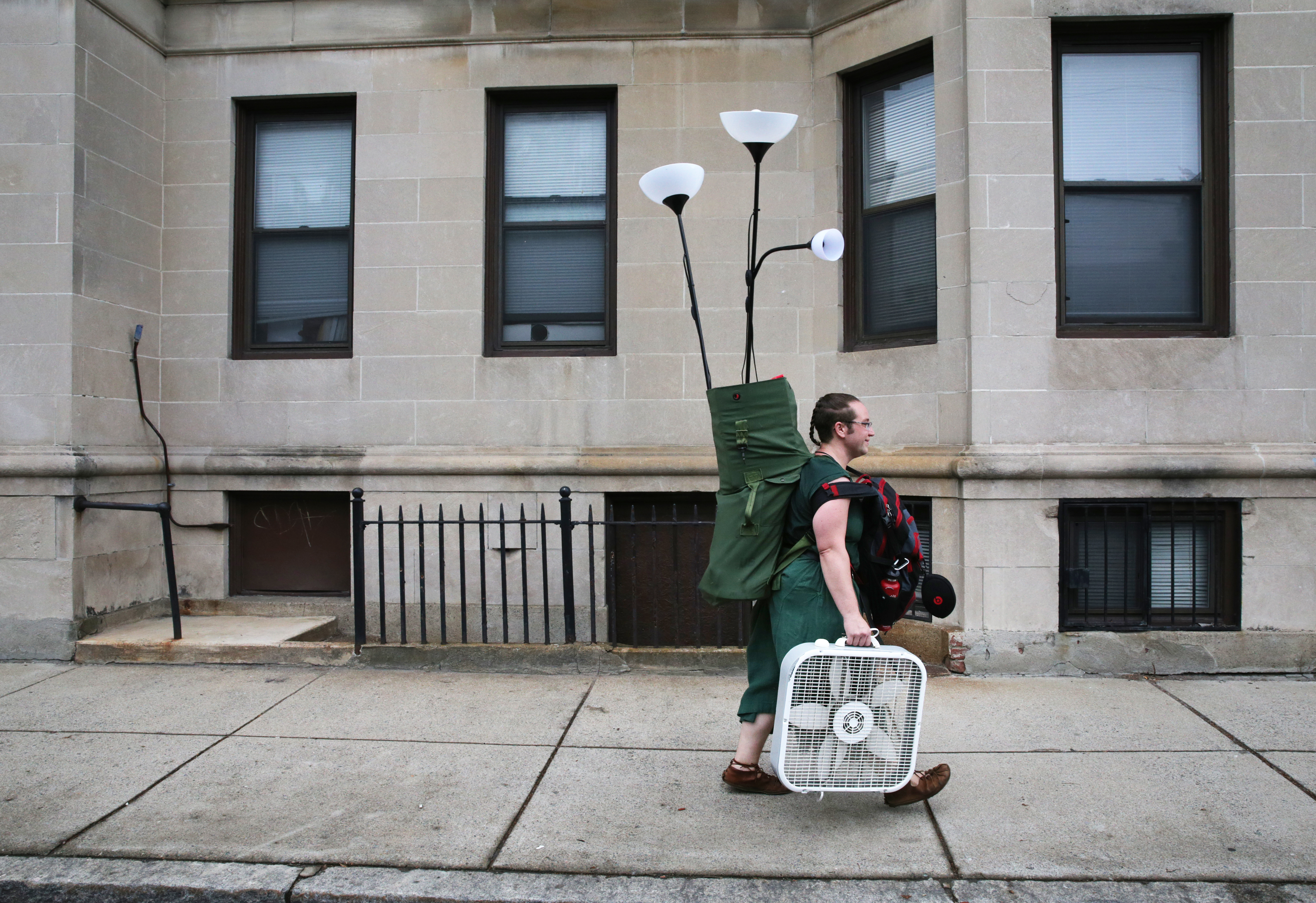 A first-year graduate student at Boston University, searched for apartment items on RedesdaleStreet in Allston.