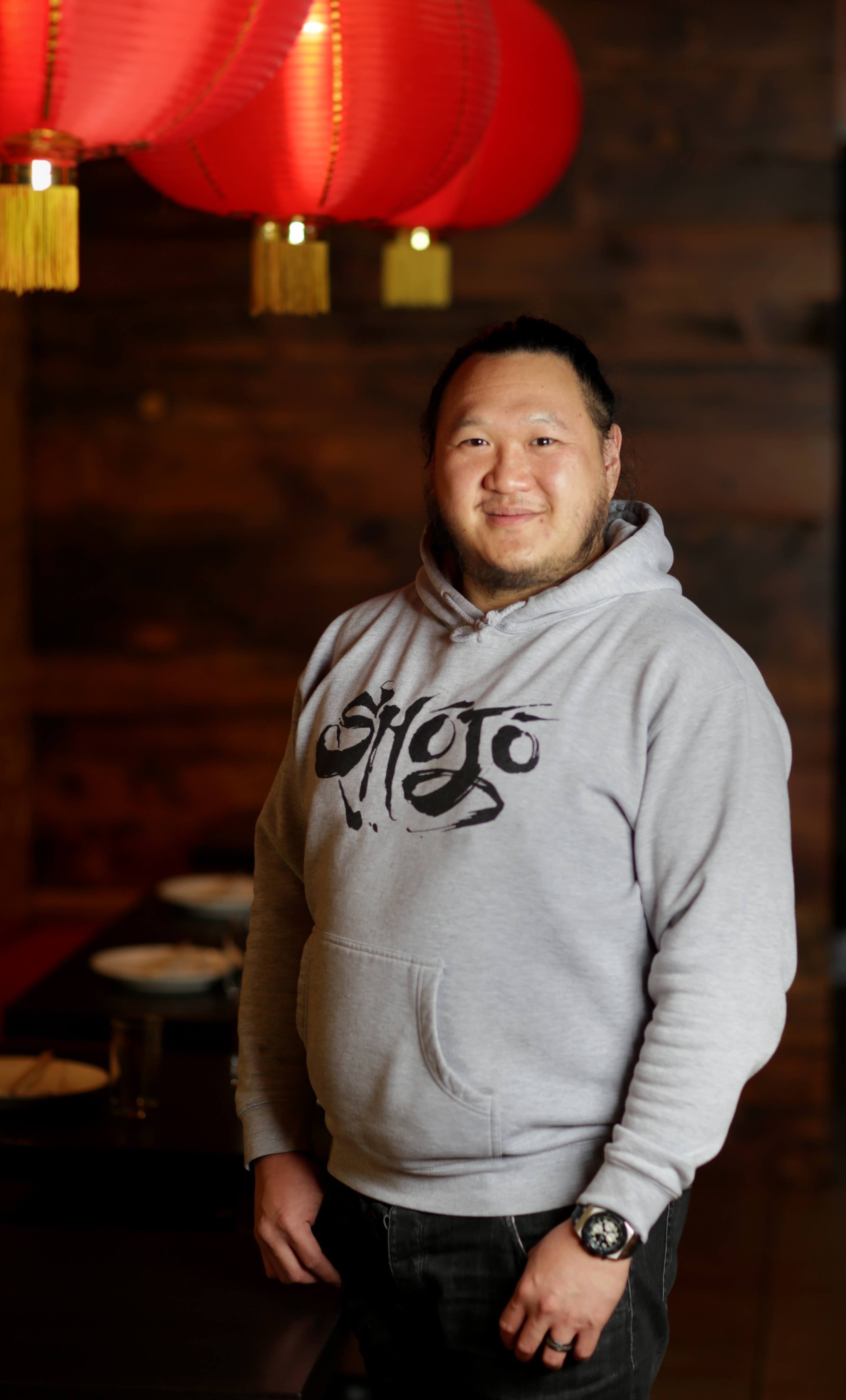 Restaurateur Brian Moy at BLR.