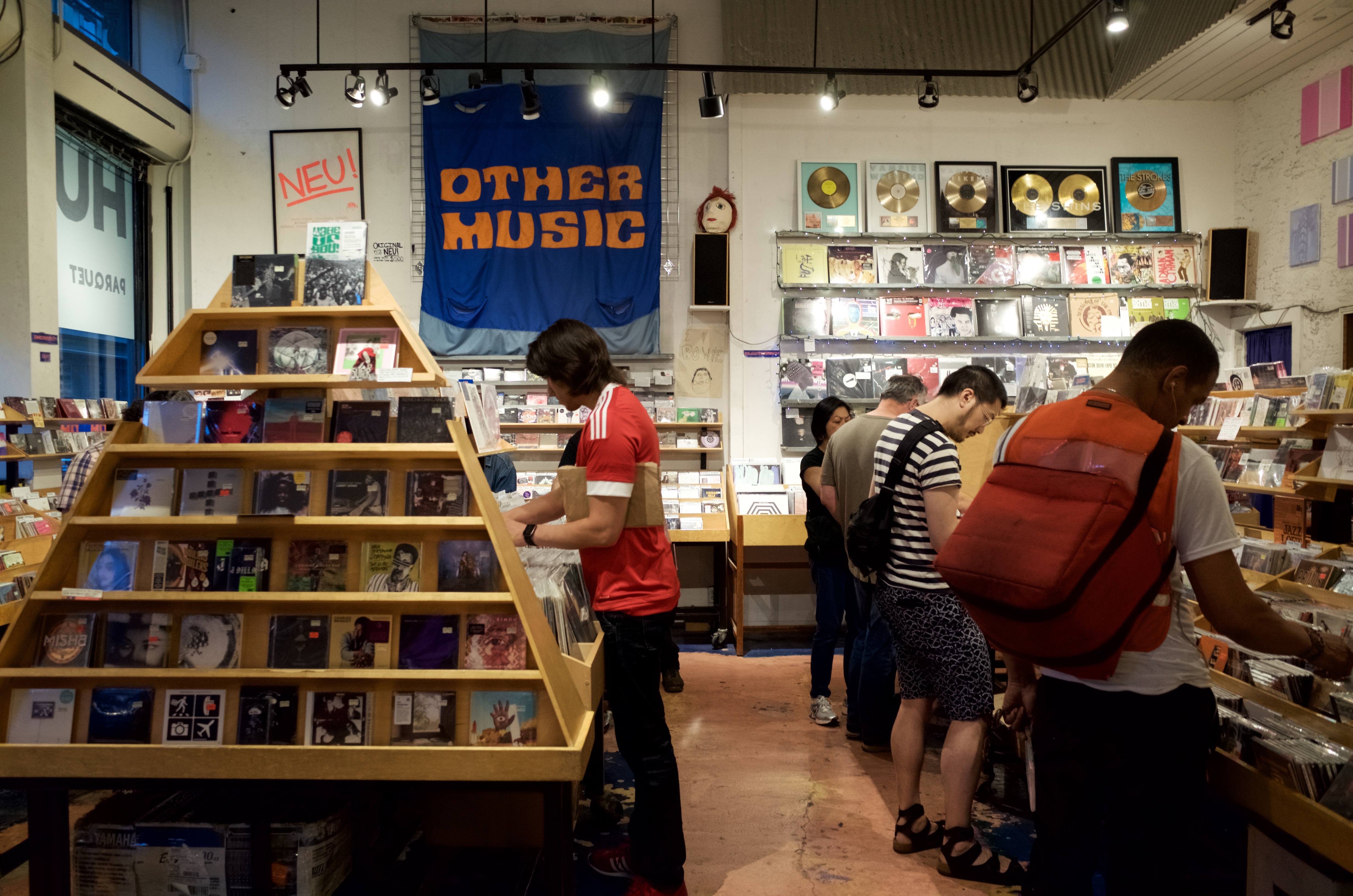 The store's interior, from "Other Music."