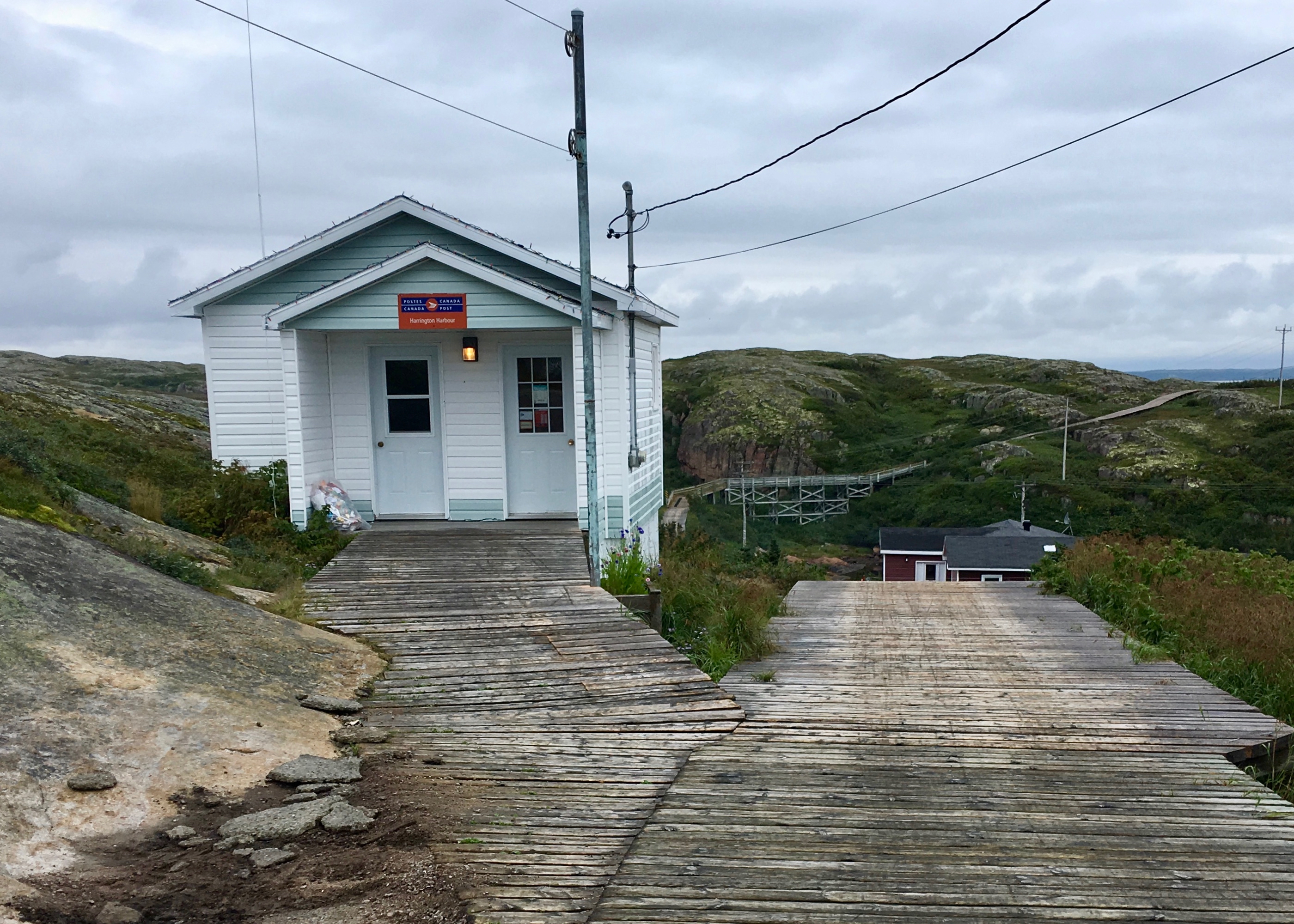 The post office in Harrington Harbour.