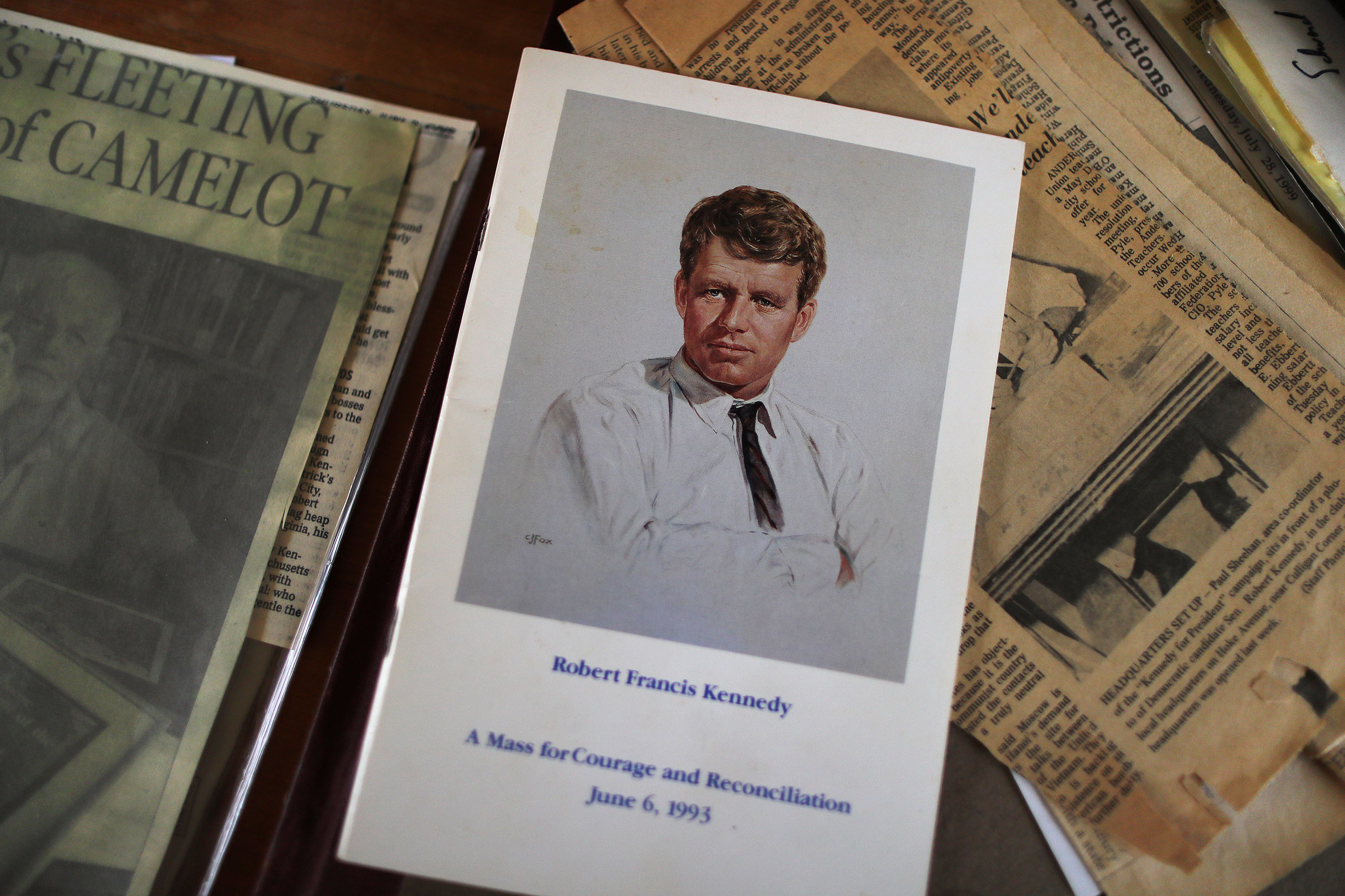 Sheehan has many faded-and-cherished mementoes of his life in politics.
