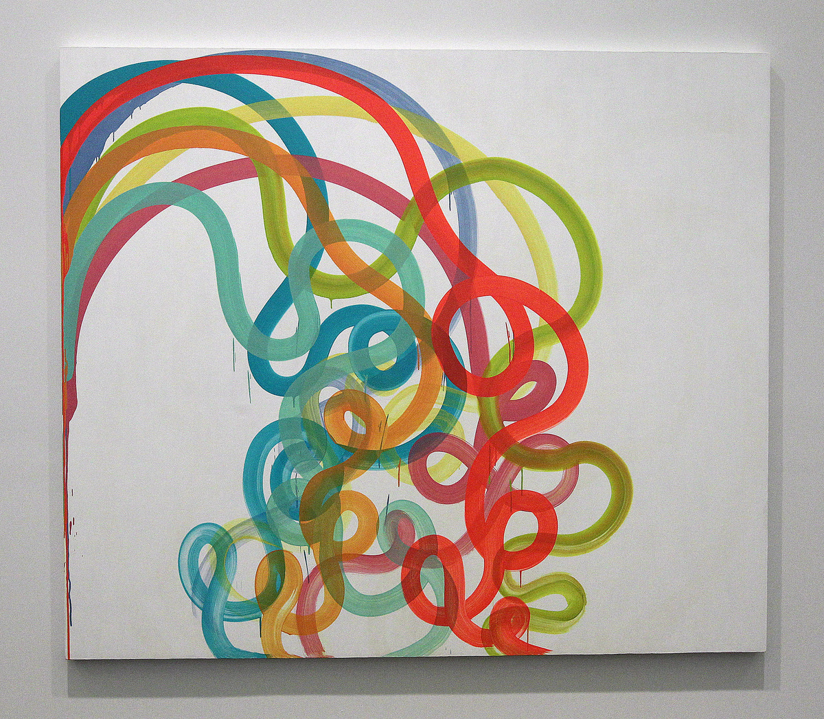 Painter Sue Williams’s “Color Pile’’ from “Figuring Color’’ at the Institute of Contemporary Art.
