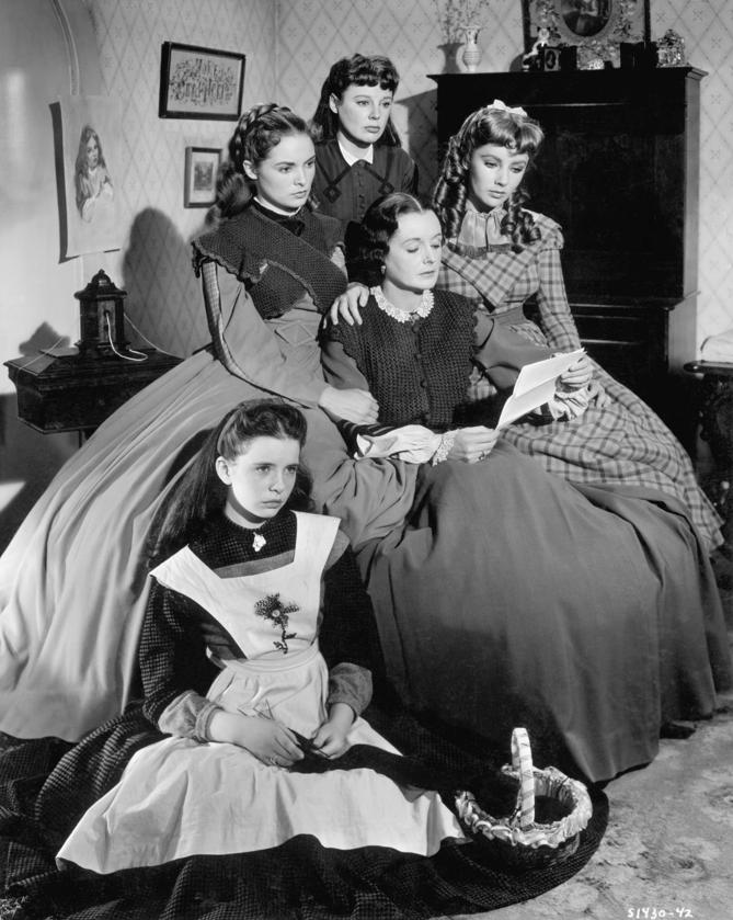 Marmee, played by Mary Astor, reads to her daughters in MGM’s 1949 production of “Little Women.”