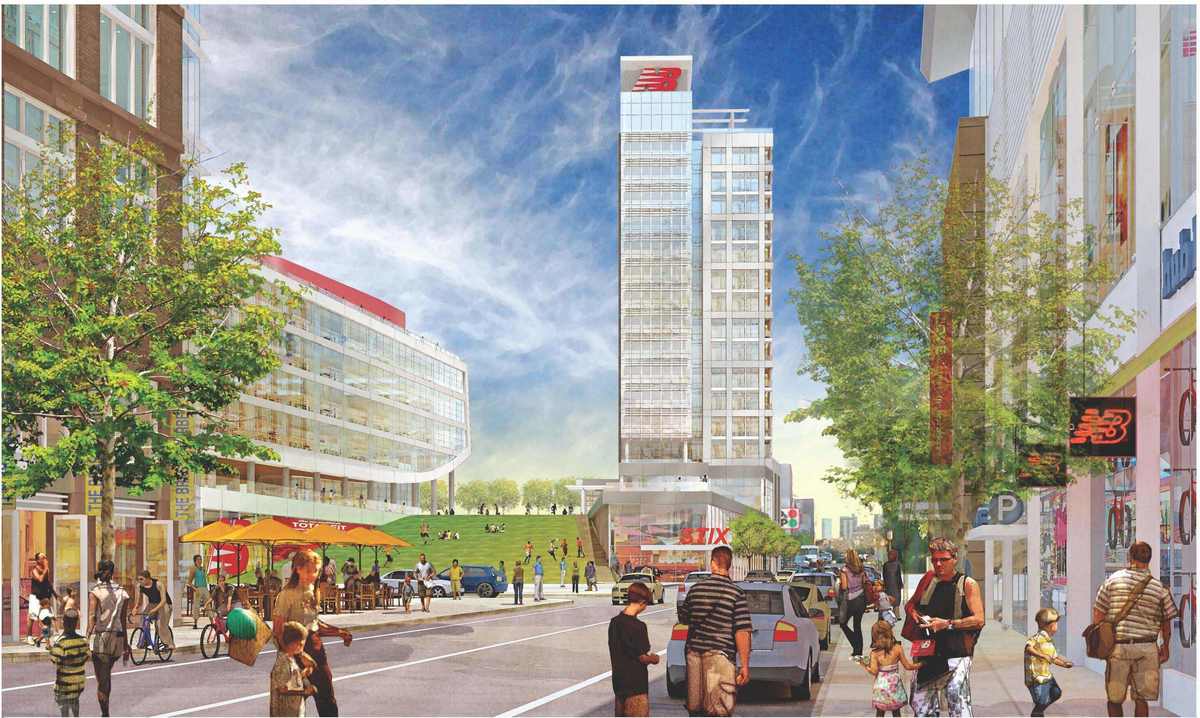 NewBalance will go through a city reviewprocess of its plans. The company hopes to start construction in 2013.