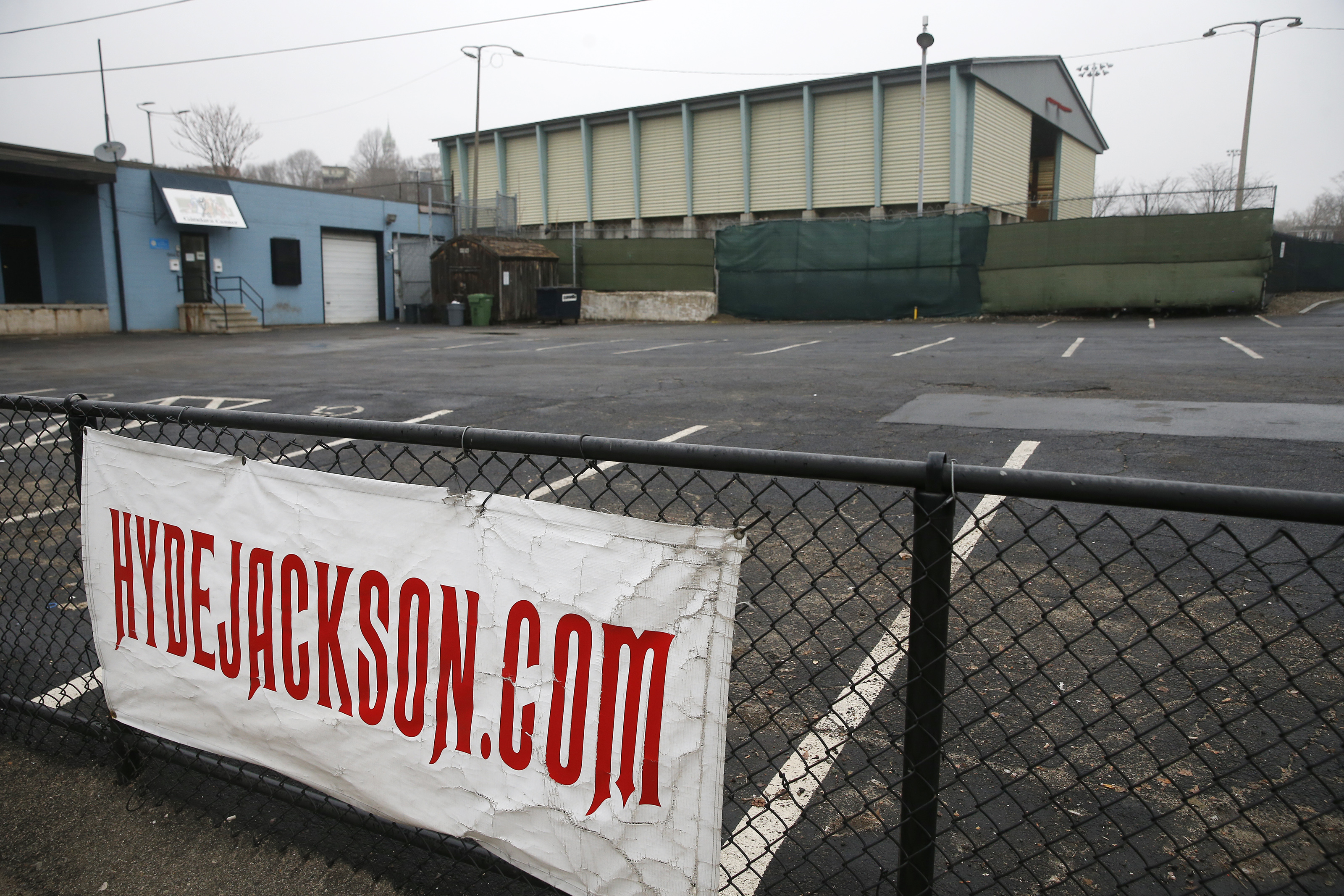 Part of the site for the Jackson Square Recreational Center.